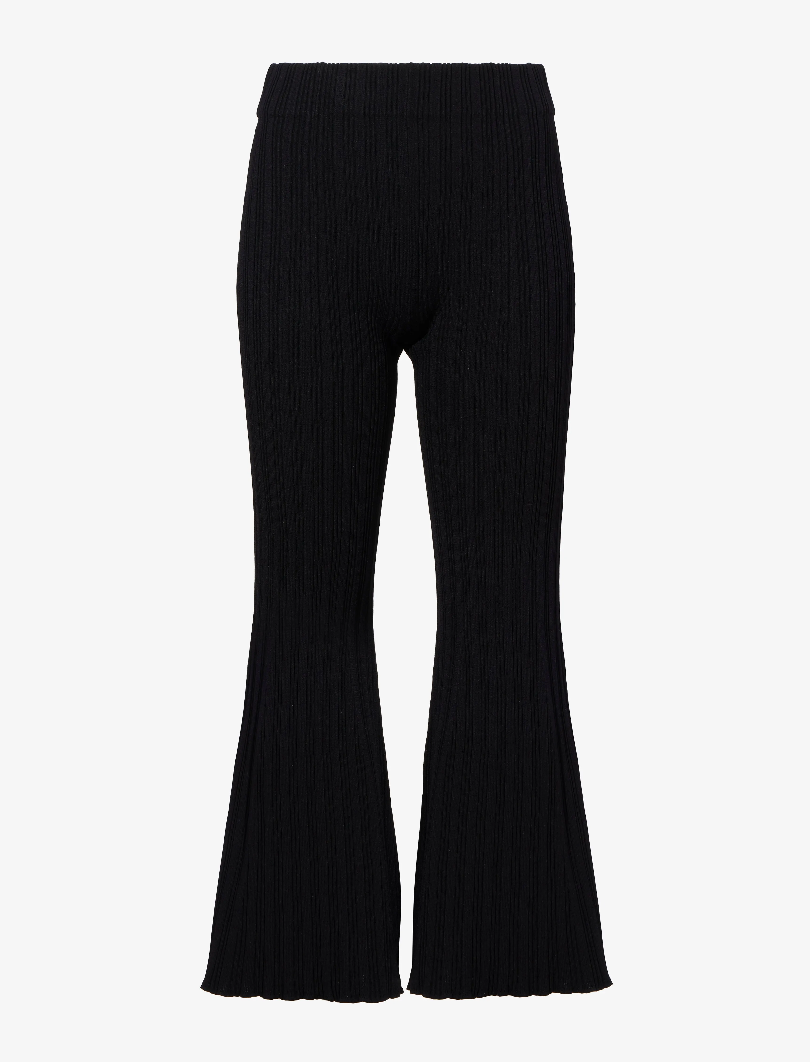 Rib Knit Pants - BLACK sold by Proenza Schouler