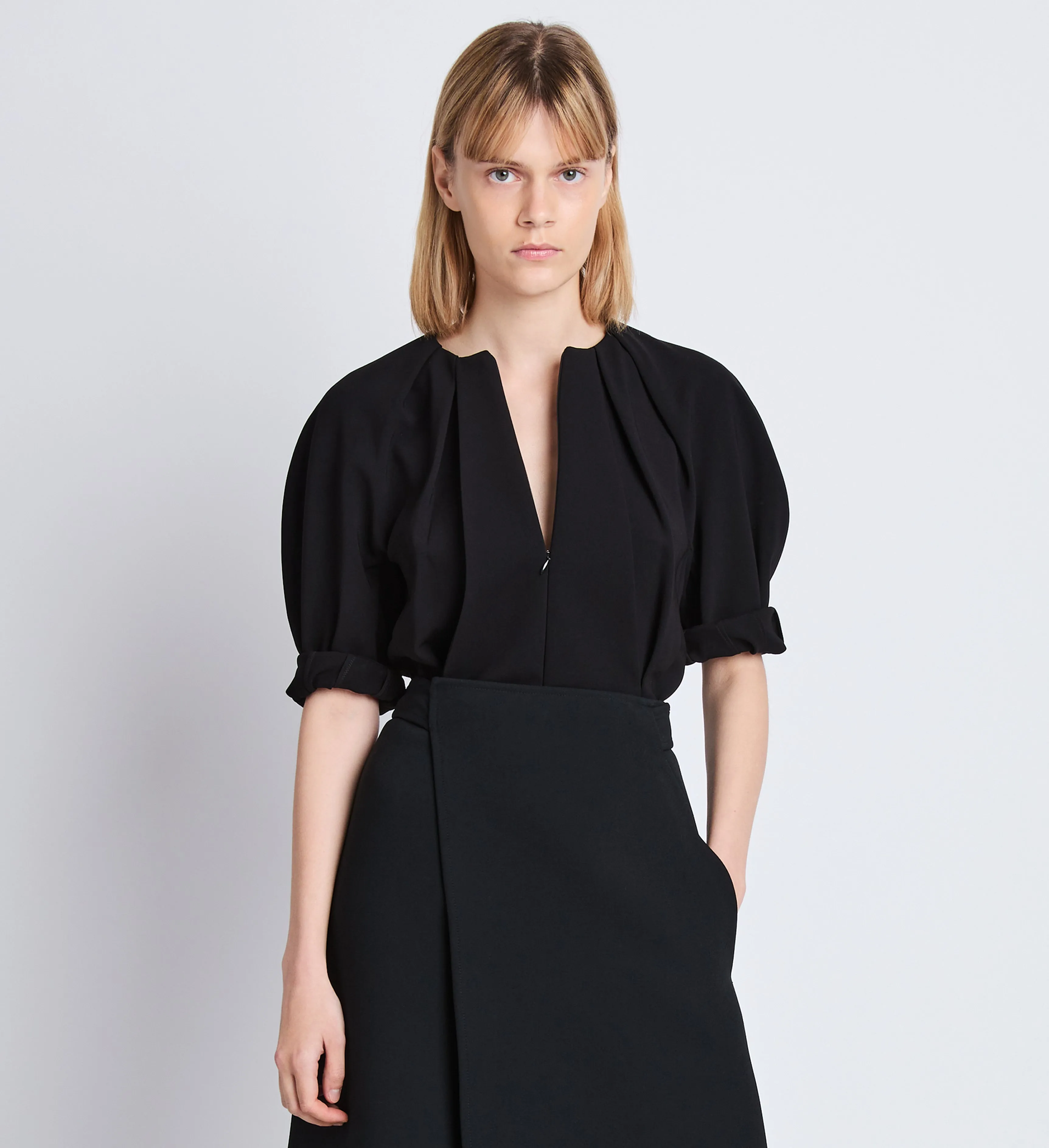 Georgia Top in Matte Viscose Crepe sold by Proenza Schouler product image thumbnail 2