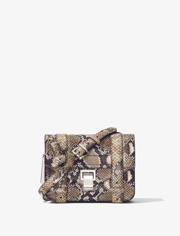 Printed Snake PS1 Mini Crossbody Bag sold by Proenza Schouler