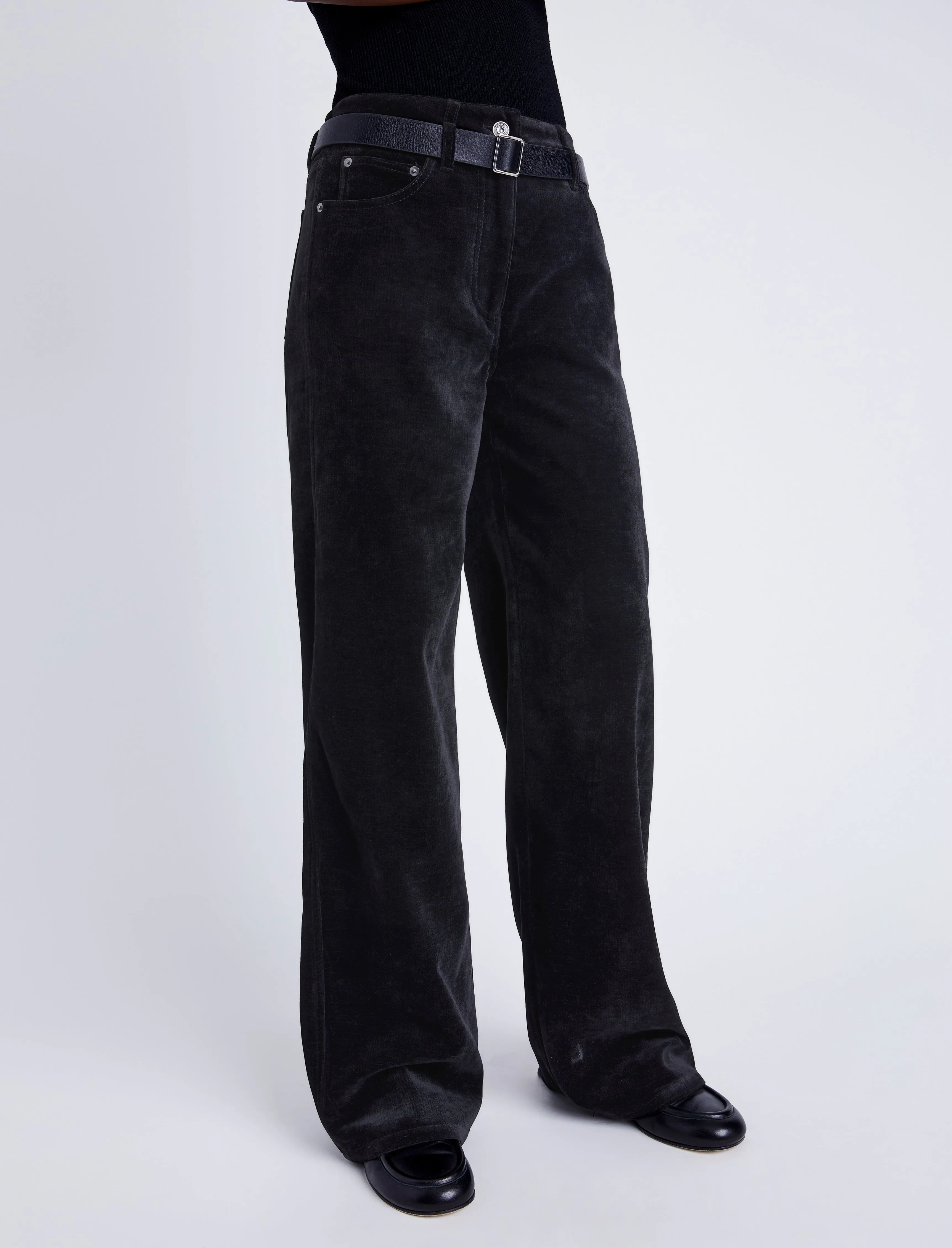 Donovan Pant in Chenille sold by Proenza Schouler product image thumbnail 3