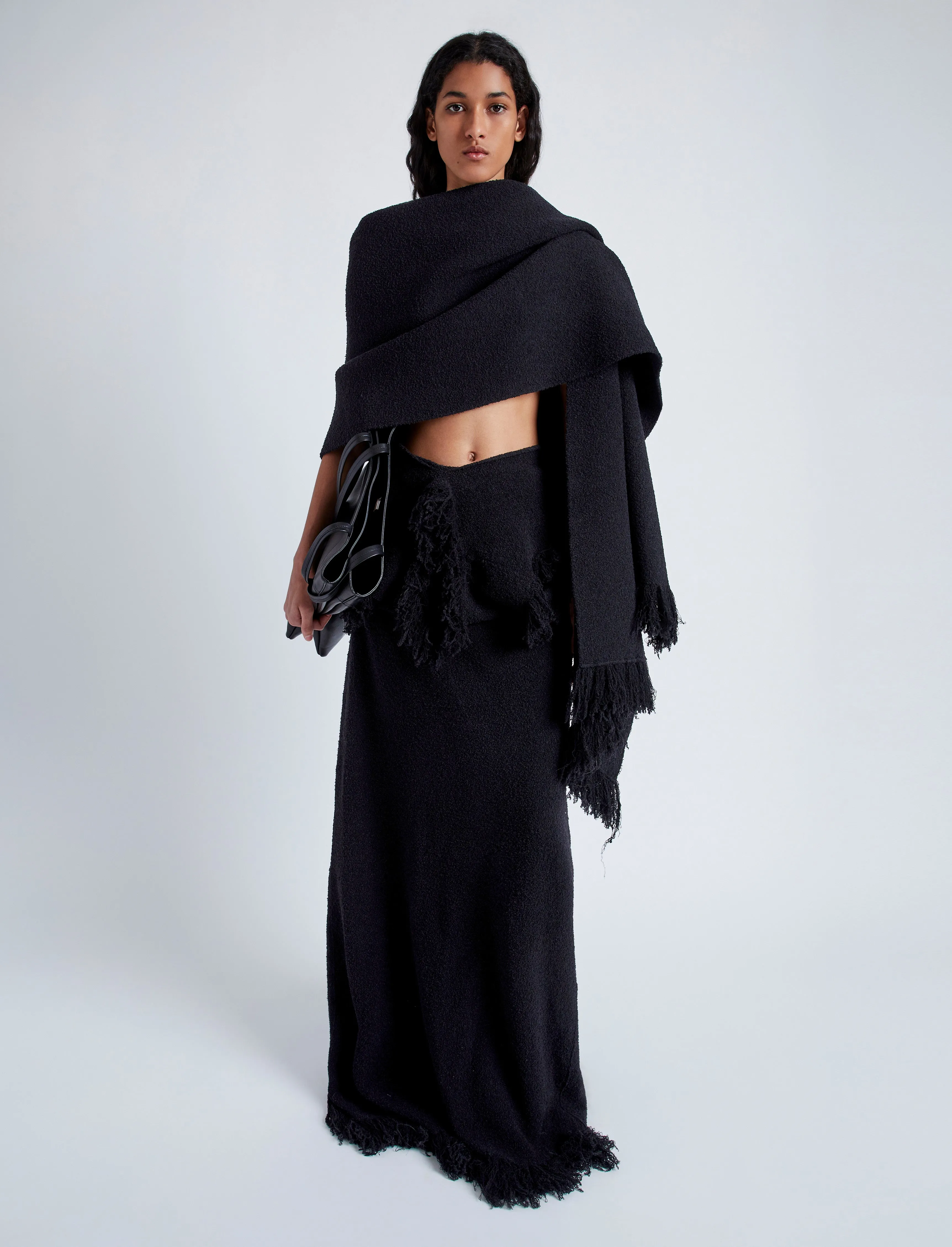Shawl in Textured Knits sold by Proenza Schouler product image thumbnail 4