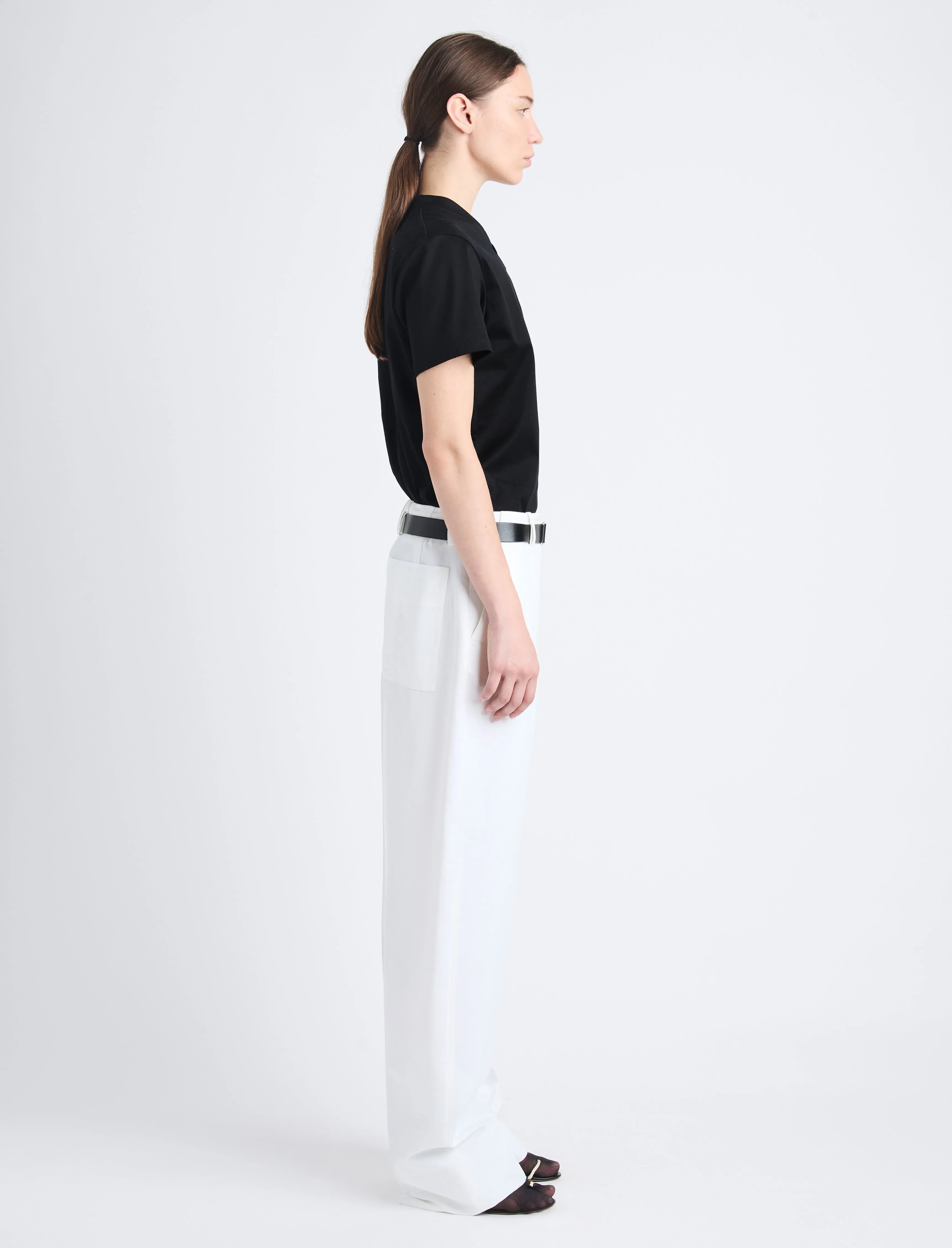 Joey Pant in Cotton Viscose sold by Proenza Schouler product image thumbnail 3