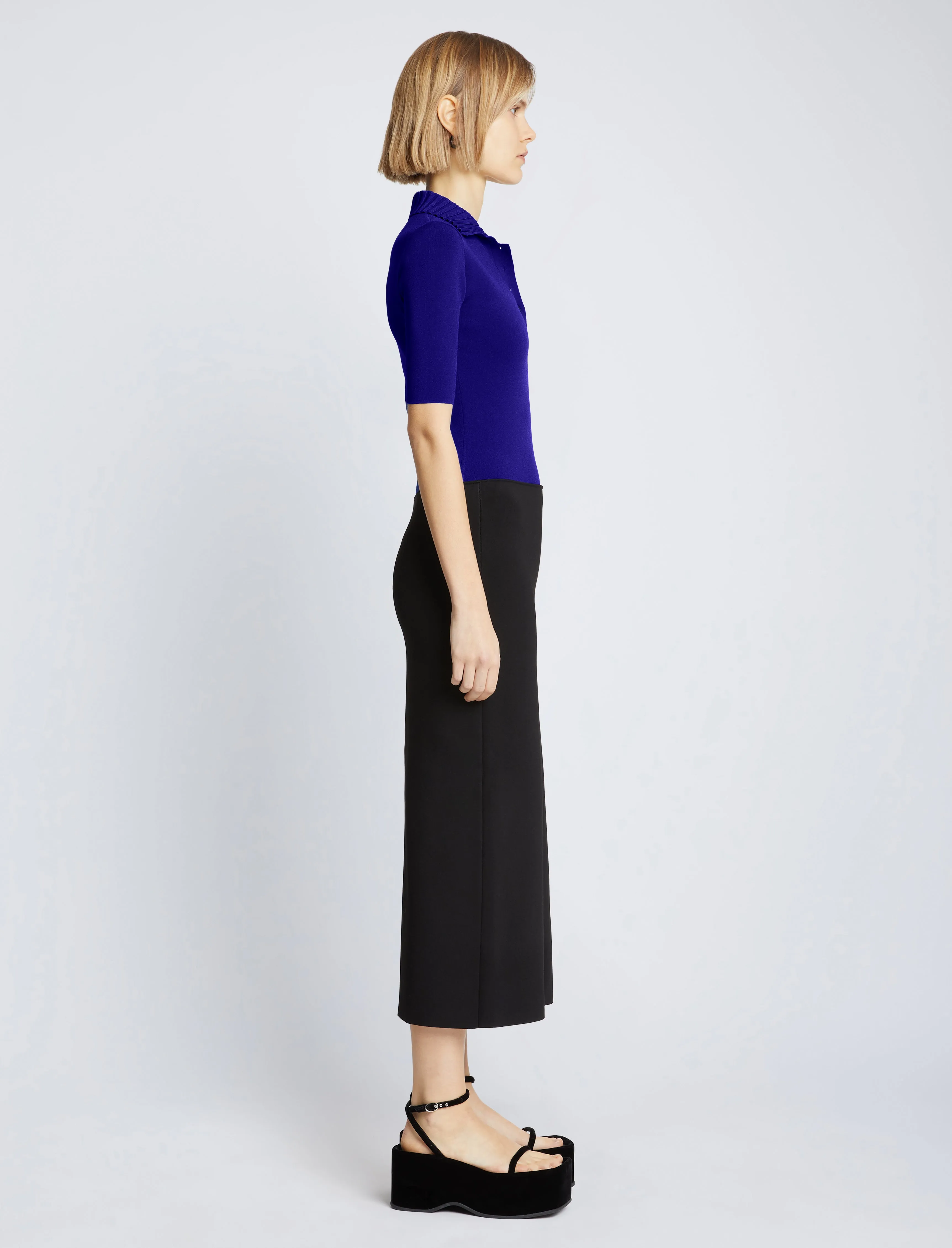 Silk Viscose Polo Bodysuit sold by Proenza Schouler product image thumbnail 4