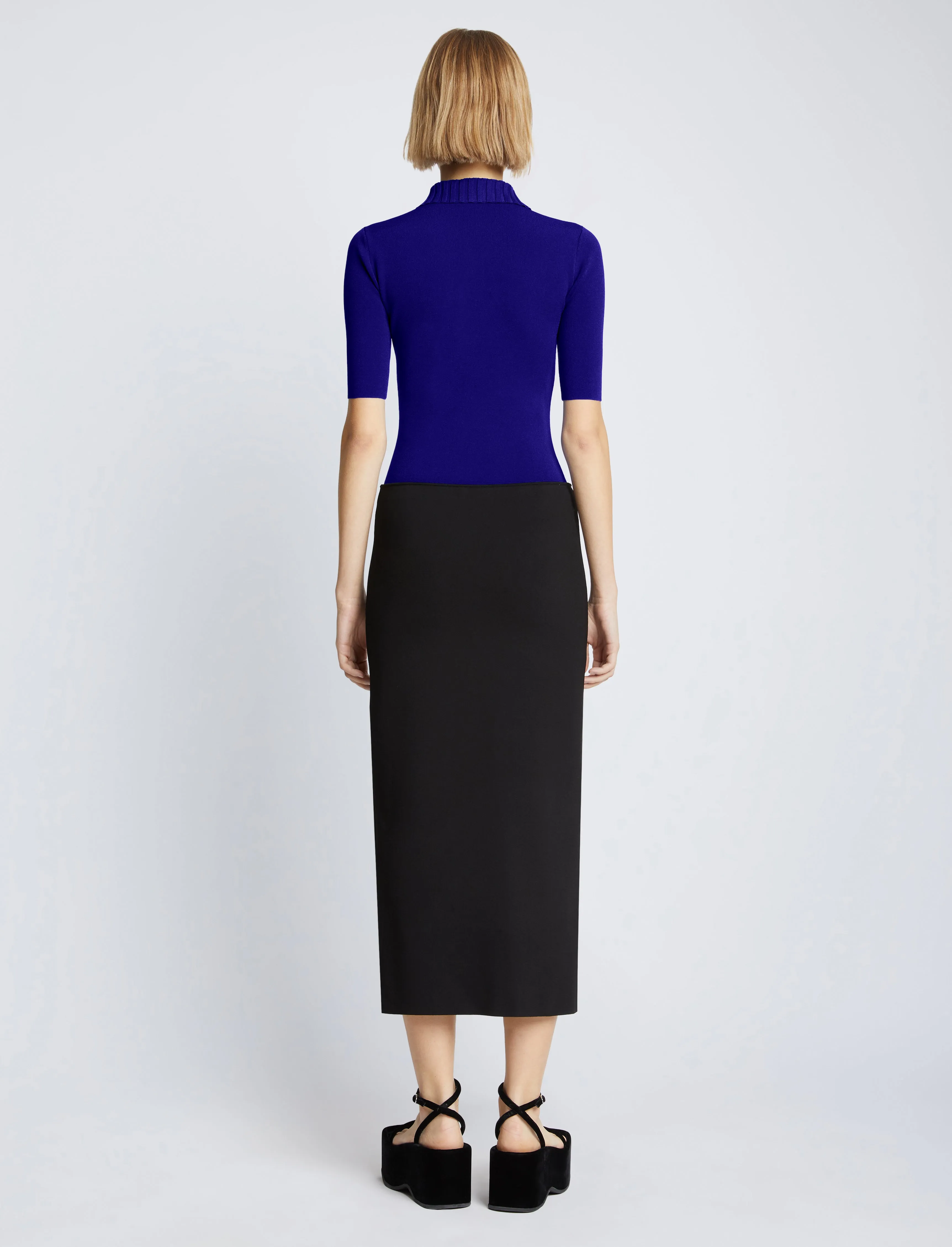 Silk Viscose Polo Bodysuit sold by Proenza Schouler product image thumbnail 5