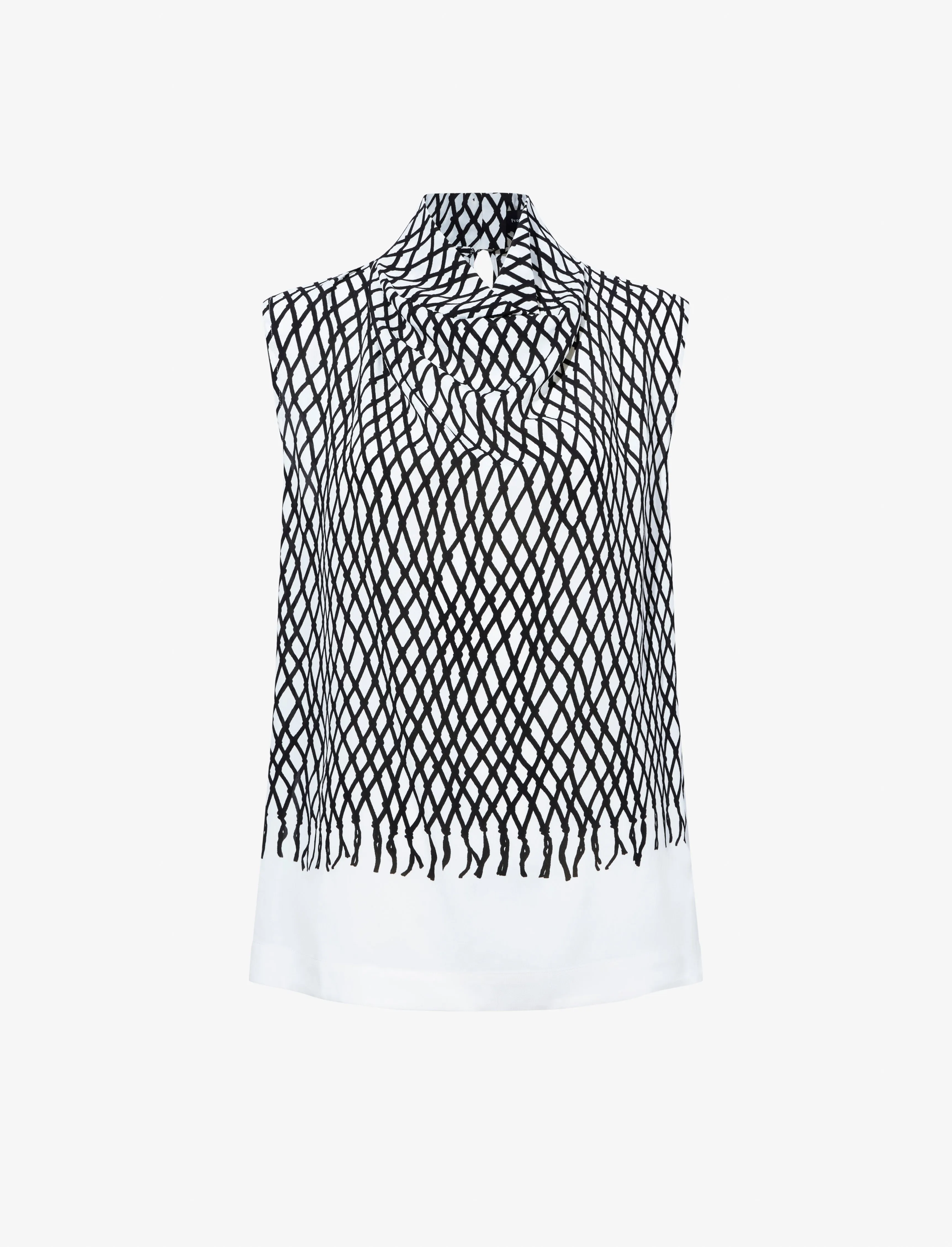 Valerie Top in Printed Viscose Crepe sold by Proenza Schouler