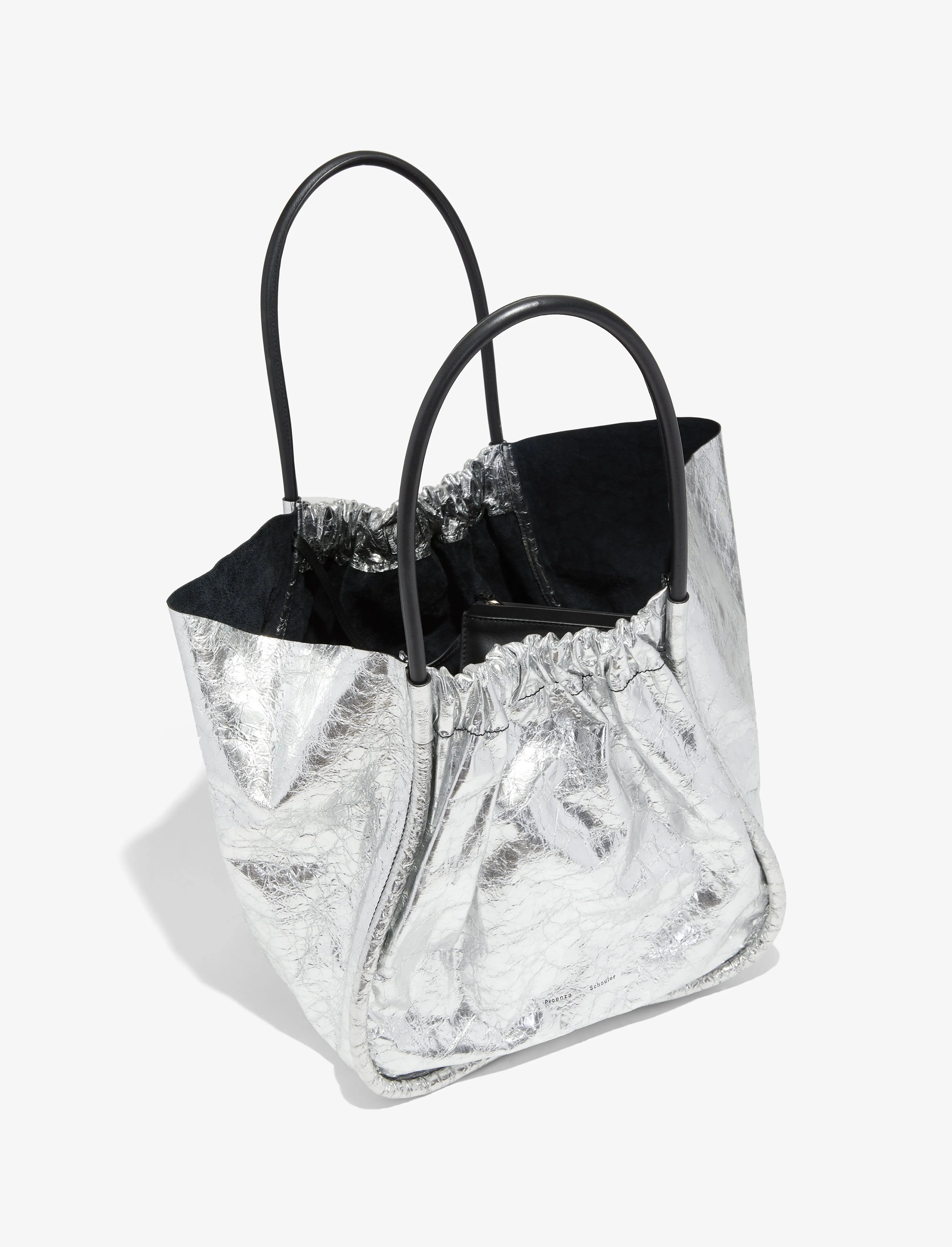 XL Ruched Tote - SILVER sold by Proenza Schouler product image thumbnail 5