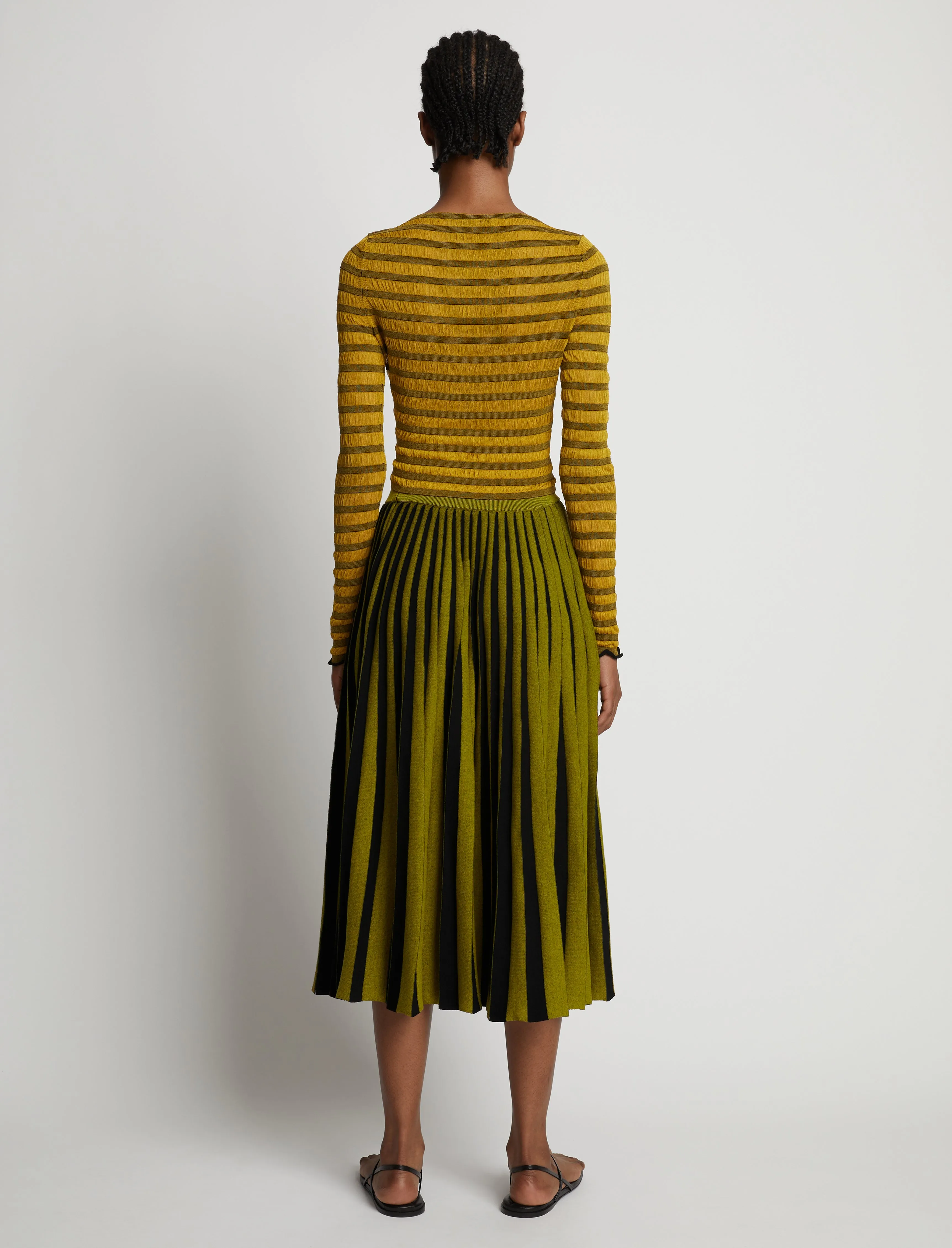 Sheer Stripe Knit Skirt sold by Proenza Schouler product image thumbnail 4
