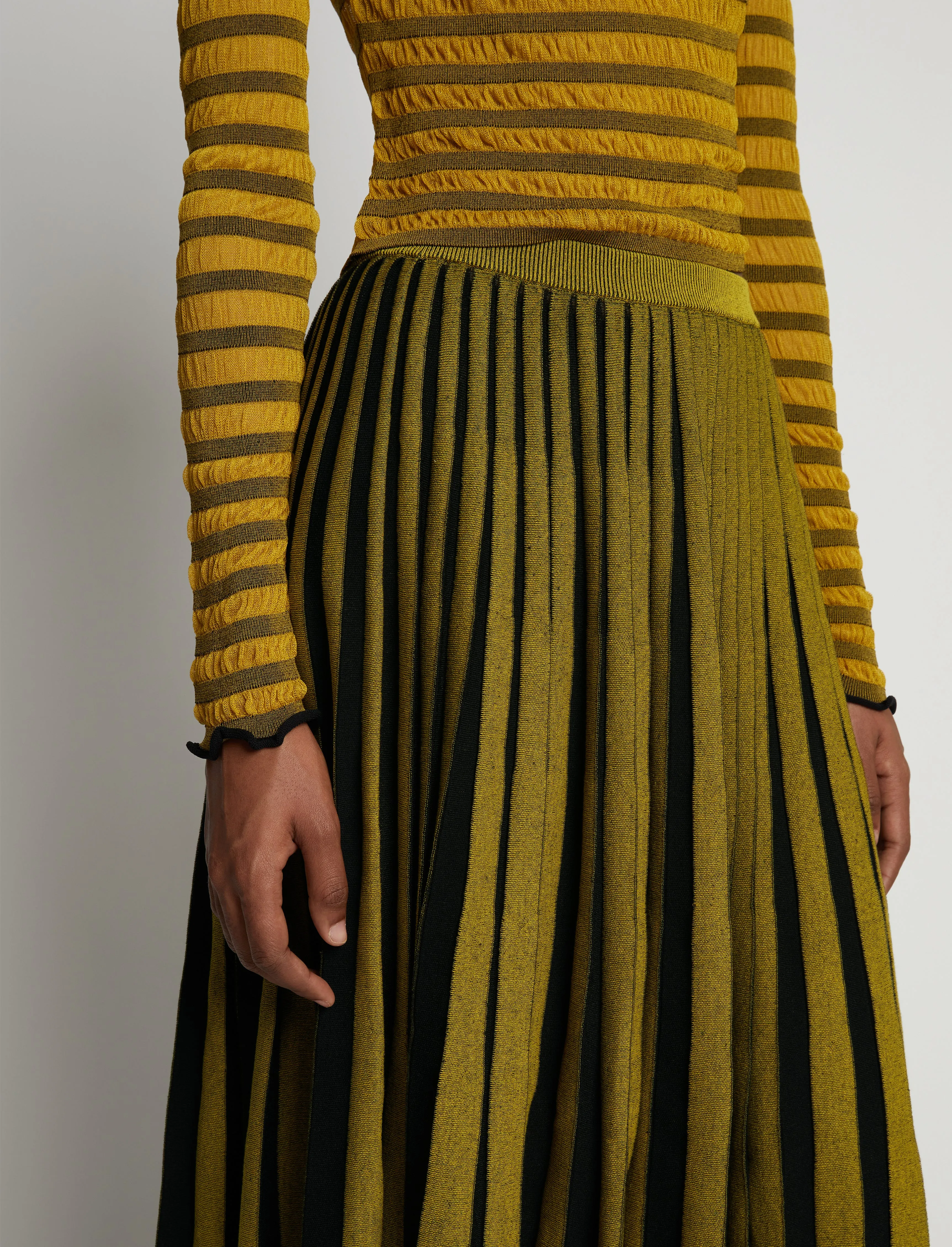 Sheer Stripe Knit Skirt sold by Proenza Schouler product image thumbnail 5