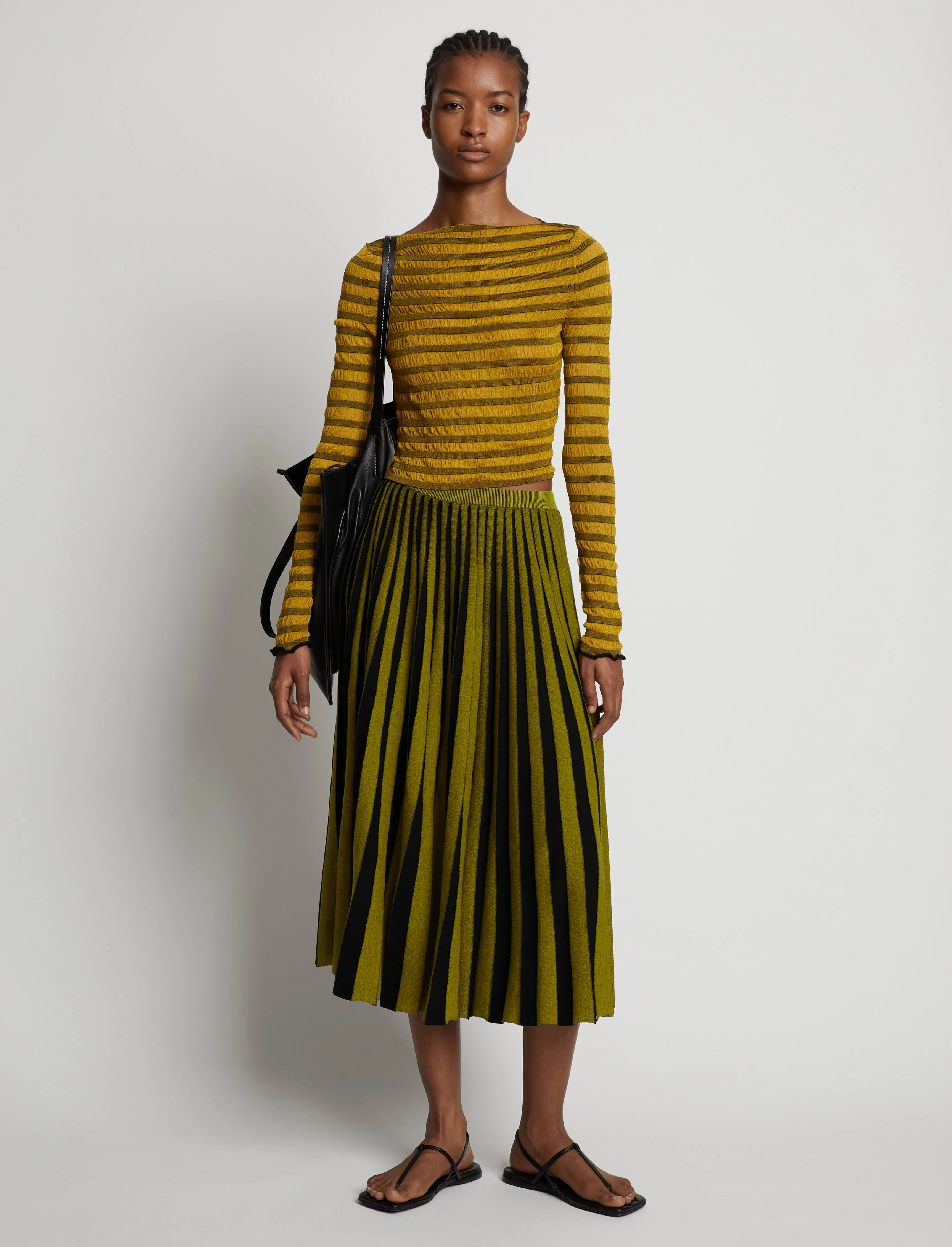 Sheer Stripe Knit Skirt sold by Proenza Schouler product image thumbnail 2