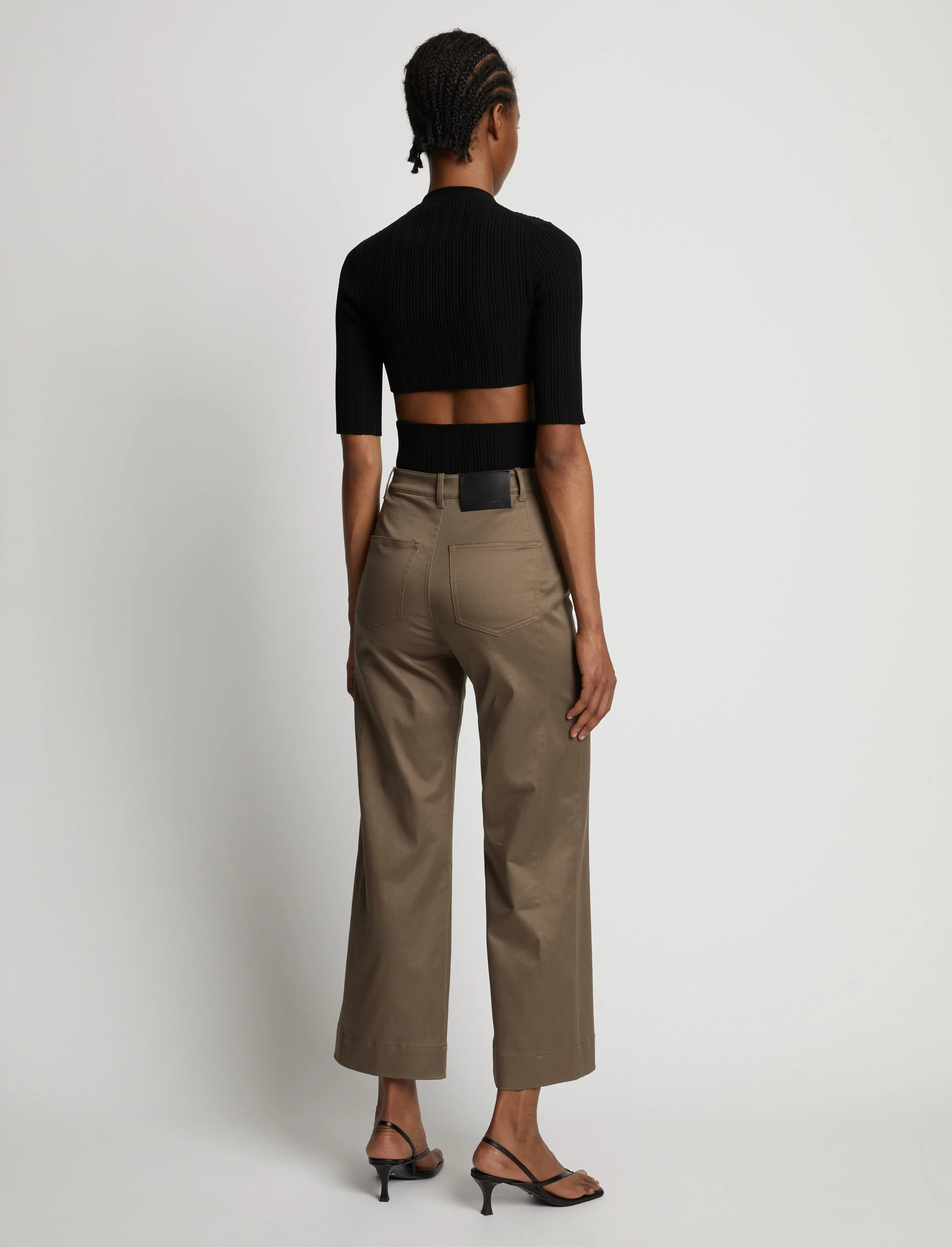 Rib Knit Cut Out Sweater sold by Proenza Schouler product image thumbnail 5