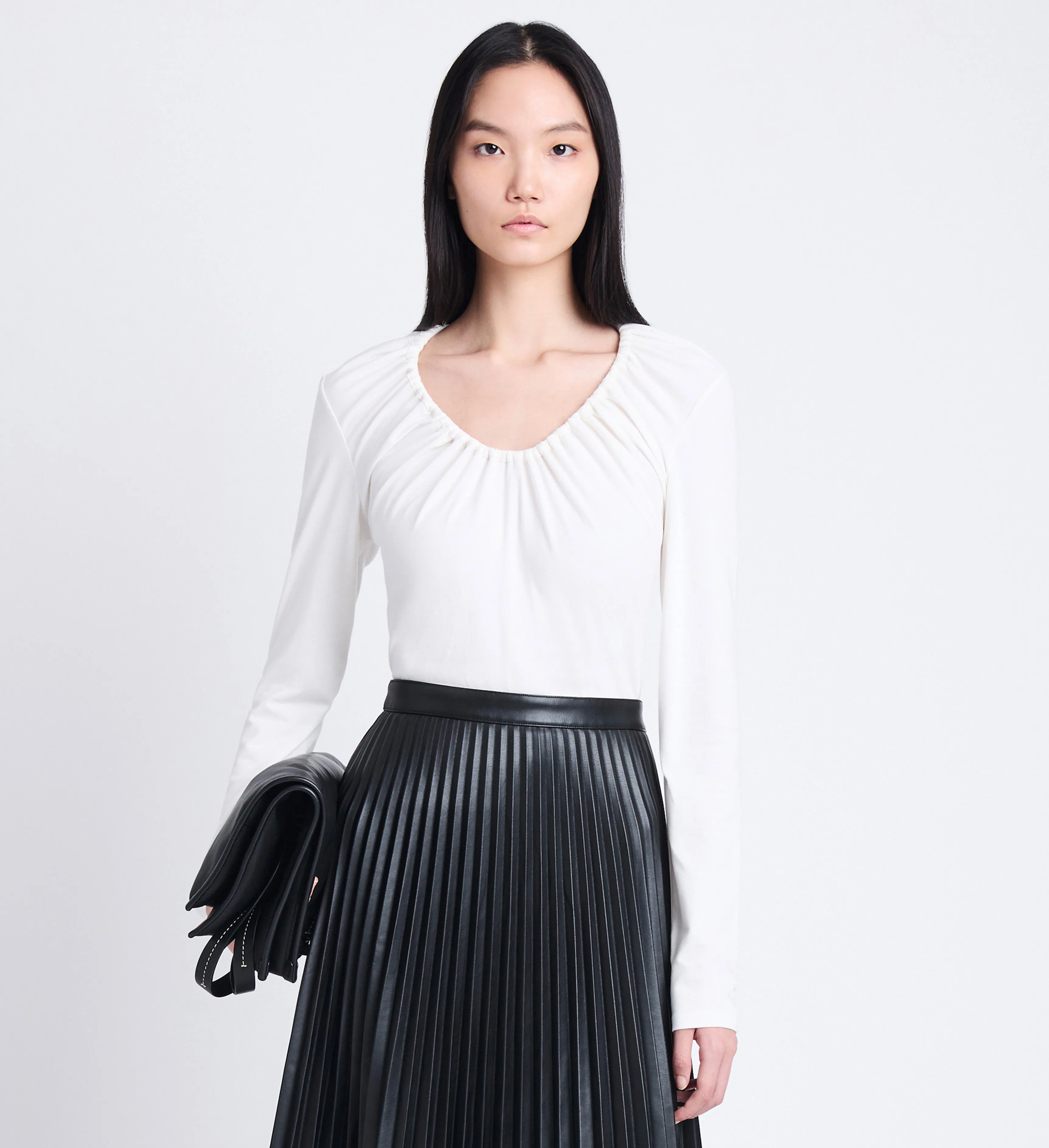 Sophia Top in Stretch Jersey sold by Proenza Schouler product image thumbnail 2