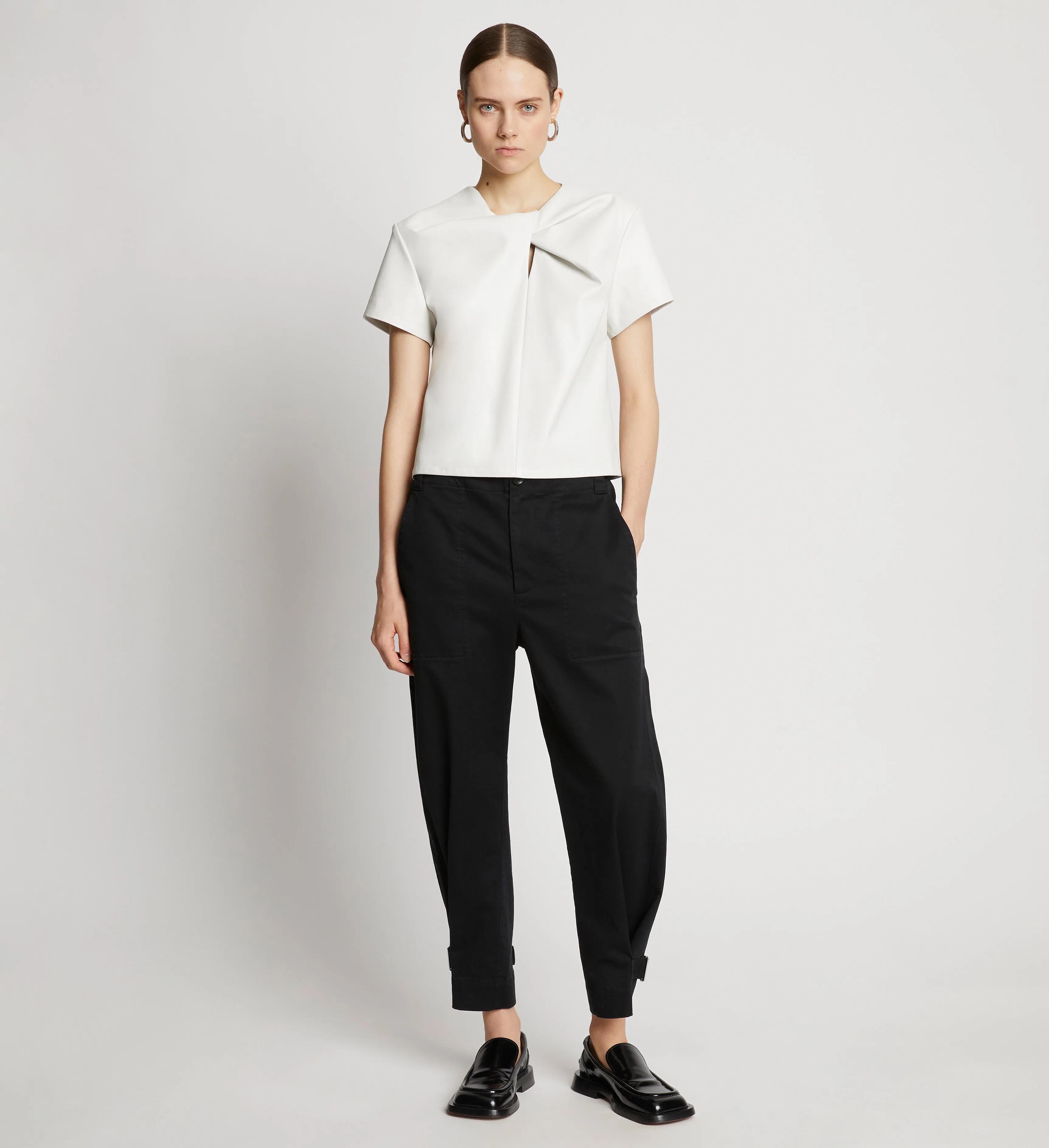 Kay Pant in Cotton Twill sold by Proenza Schouler product image thumbnail 2