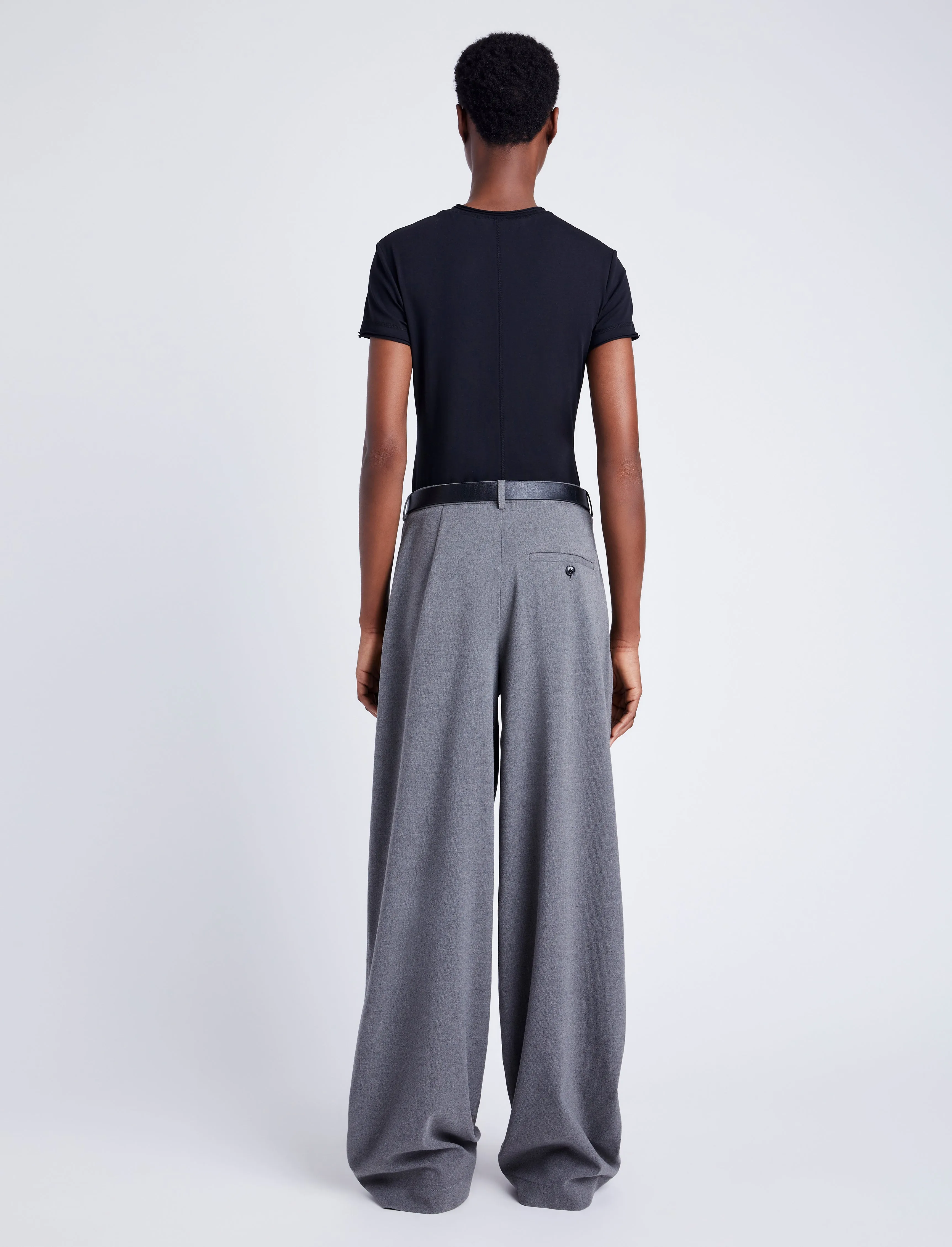 Eleanor Pant in Flannel sold by Proenza Schouler product image thumbnail 4