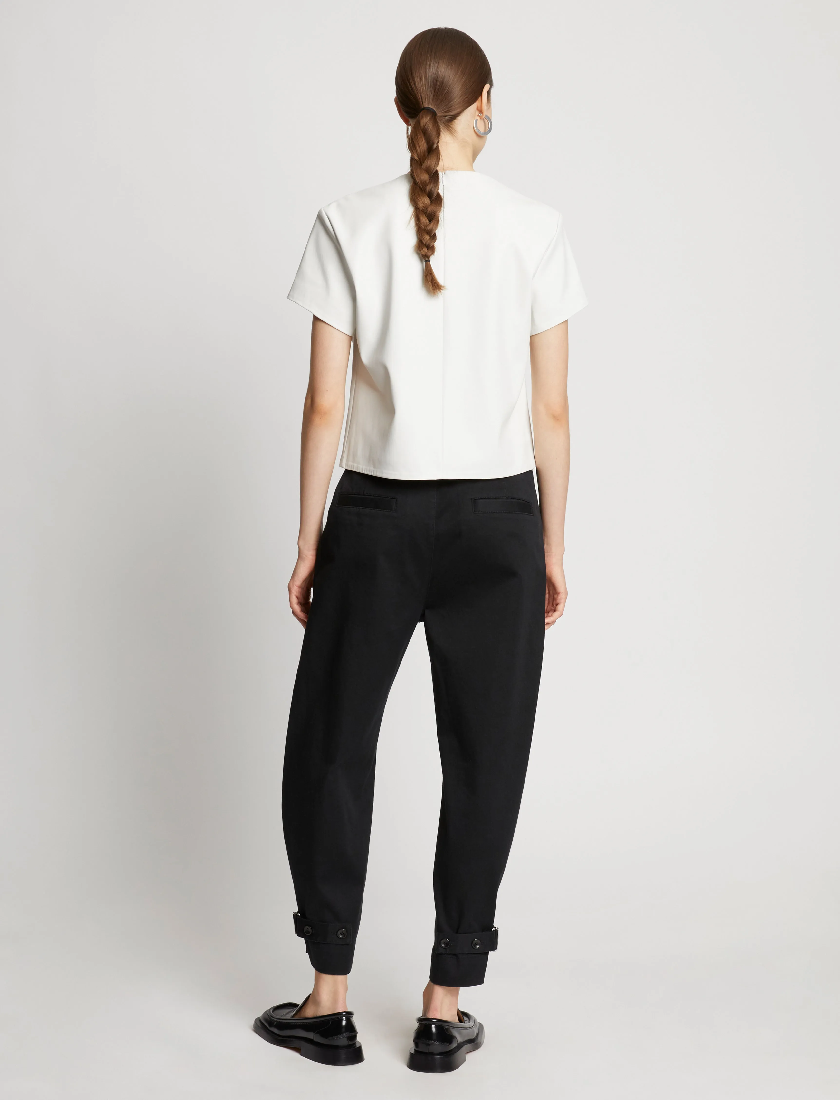 Kay Pant in Cotton Twill sold by Proenza Schouler product image thumbnail 4