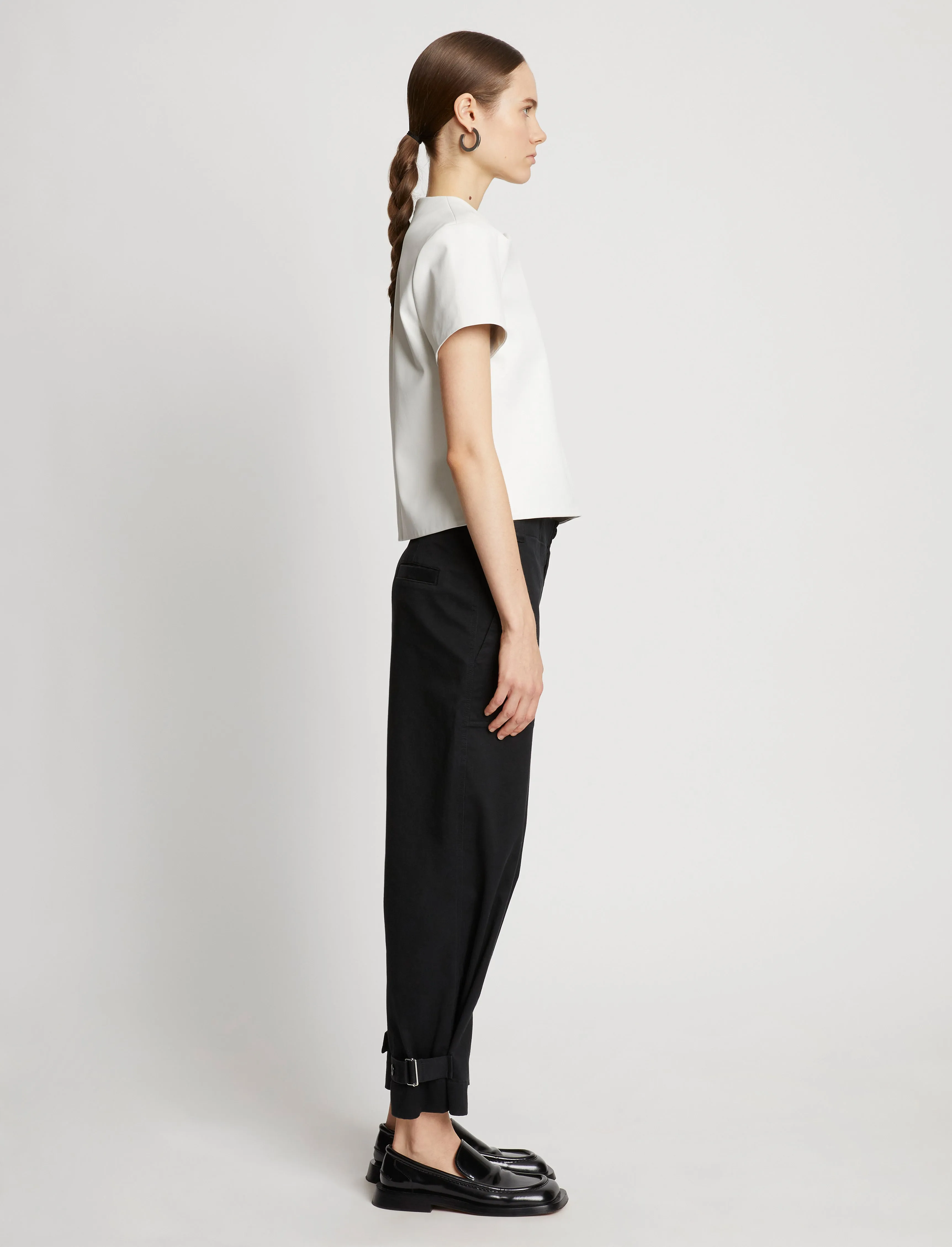 Kay Pant in Cotton Twill sold by Proenza Schouler product image thumbnail 3