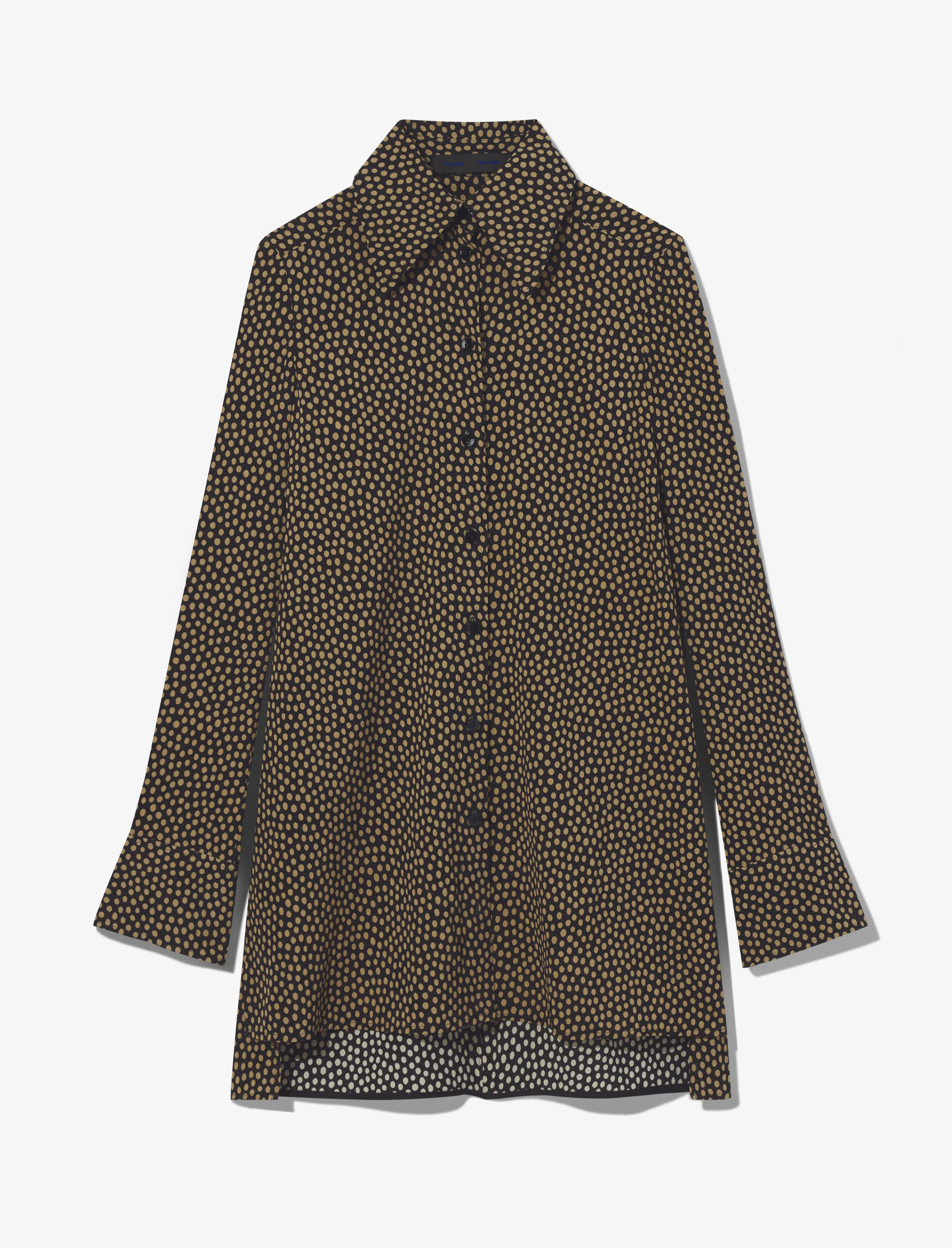 Printed Dot Crepe De Chine Shirt sold by Proenza Schouler