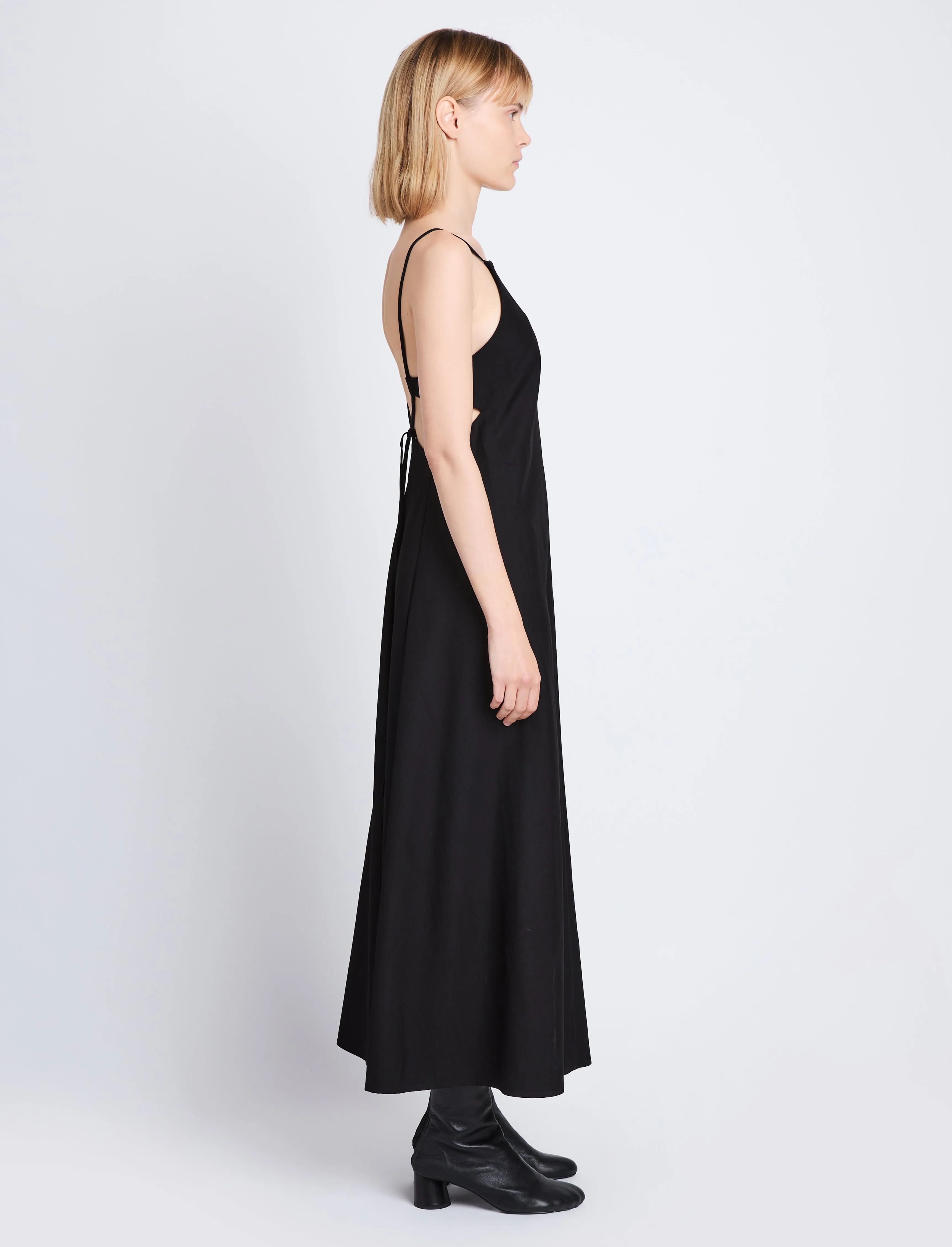 Drapey Suiting Cut Out Dress sold by Proenza Schouler product image thumbnail 3