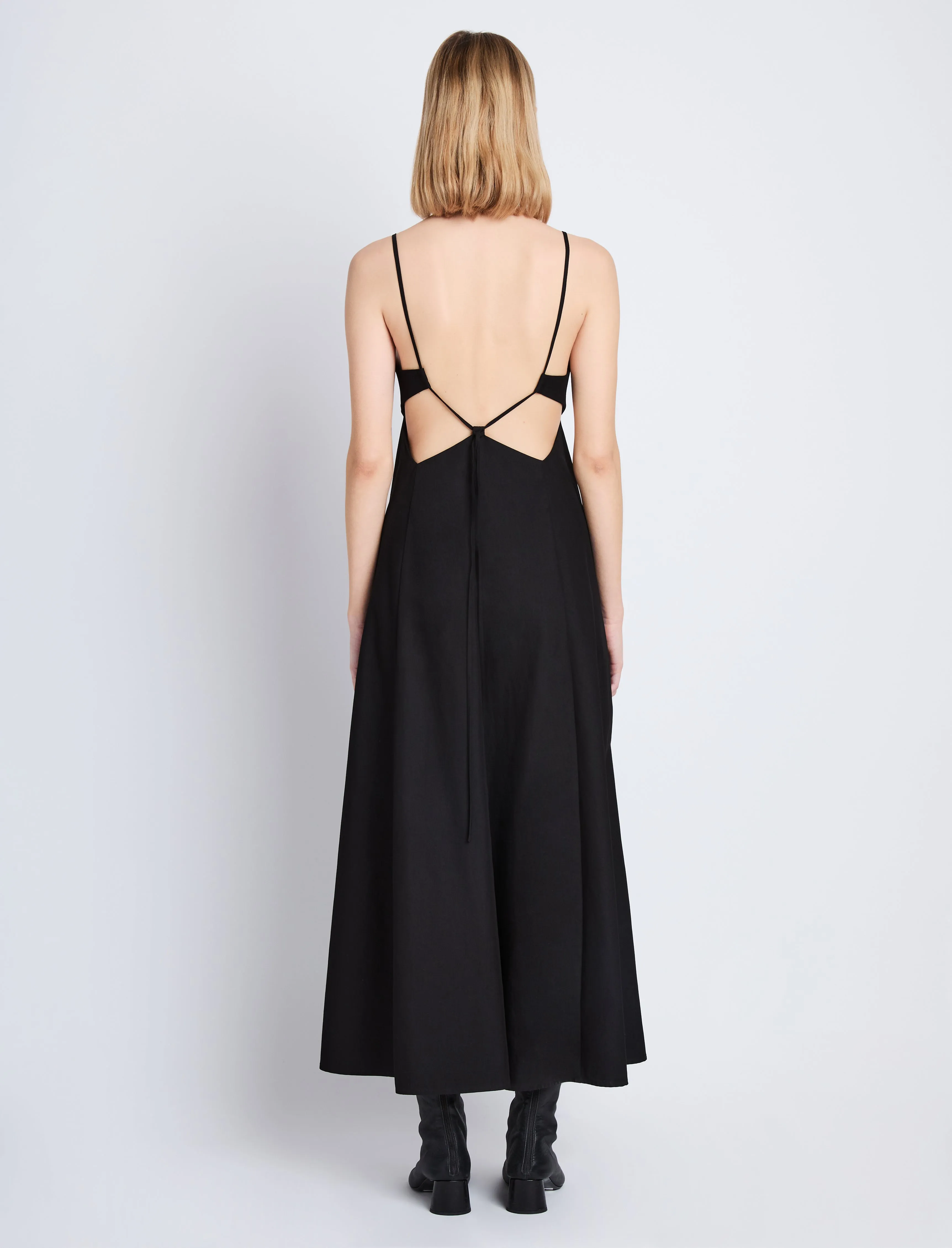 Drapey Suiting Cut Out Dress sold by Proenza Schouler product image thumbnail 4