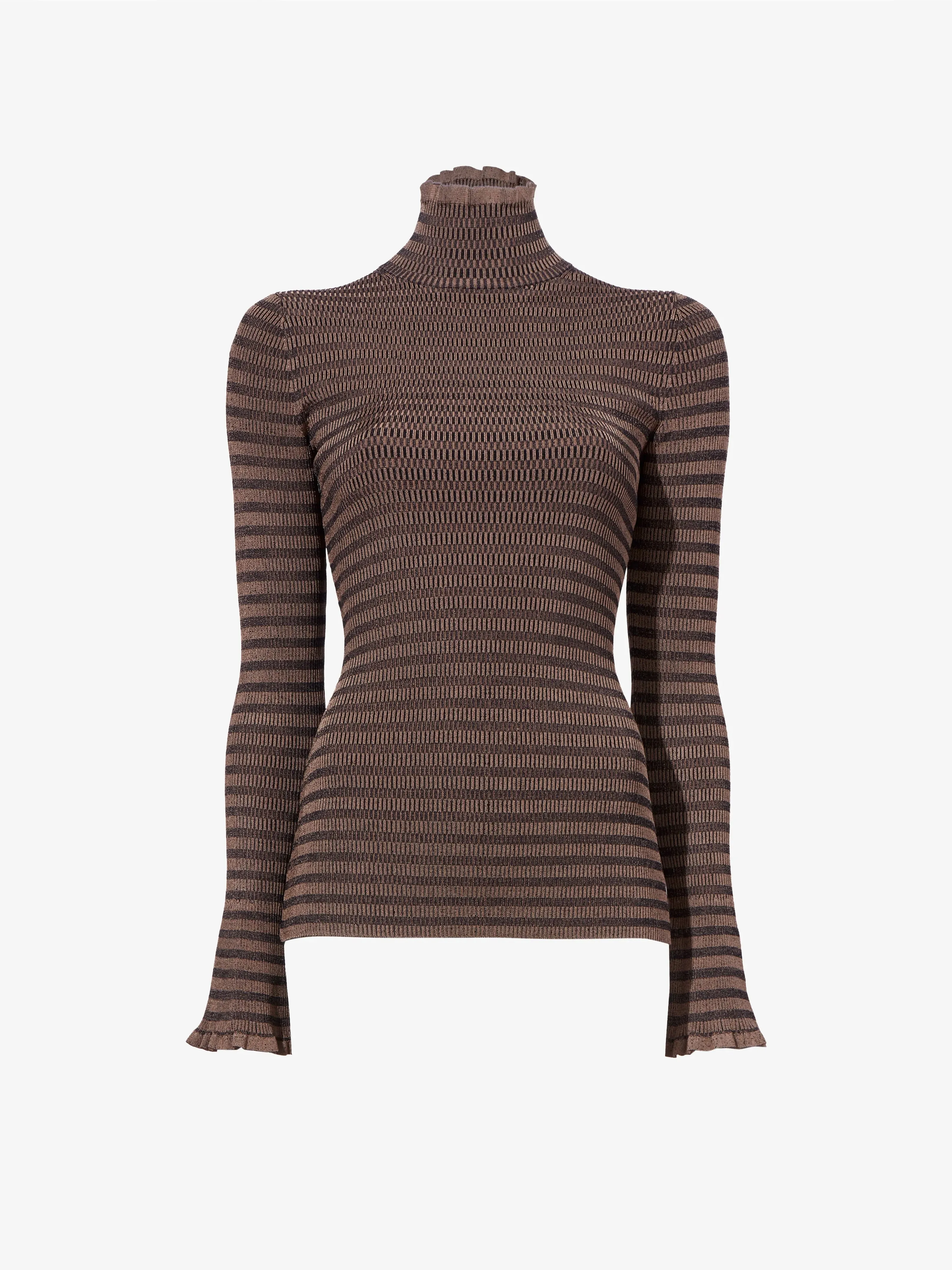 Phyllis Turtleneck in Geo Knits sold by Proenza Schouler