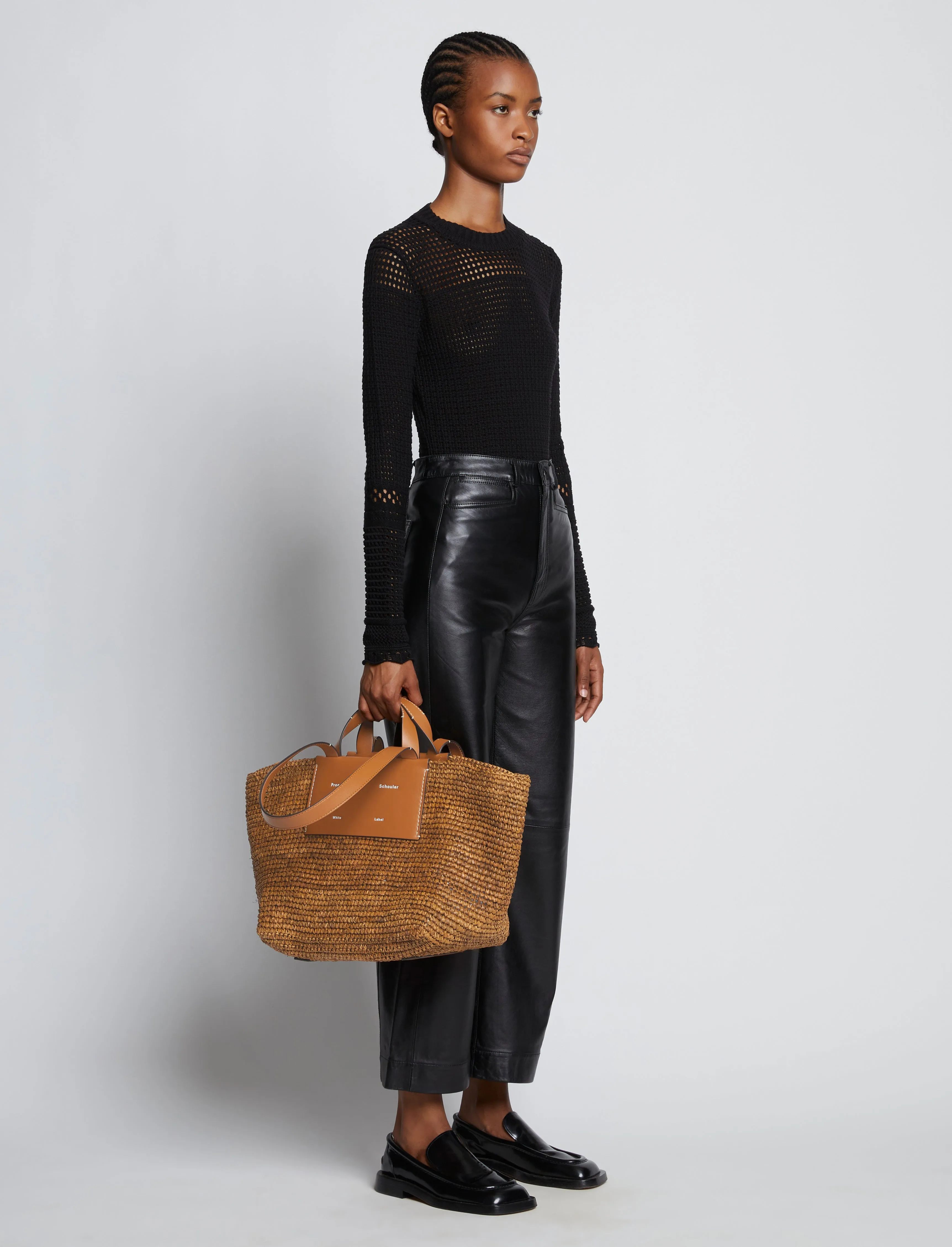 Large Morris Tote in Raffia sold by Proenza Schouler product image thumbnail 2