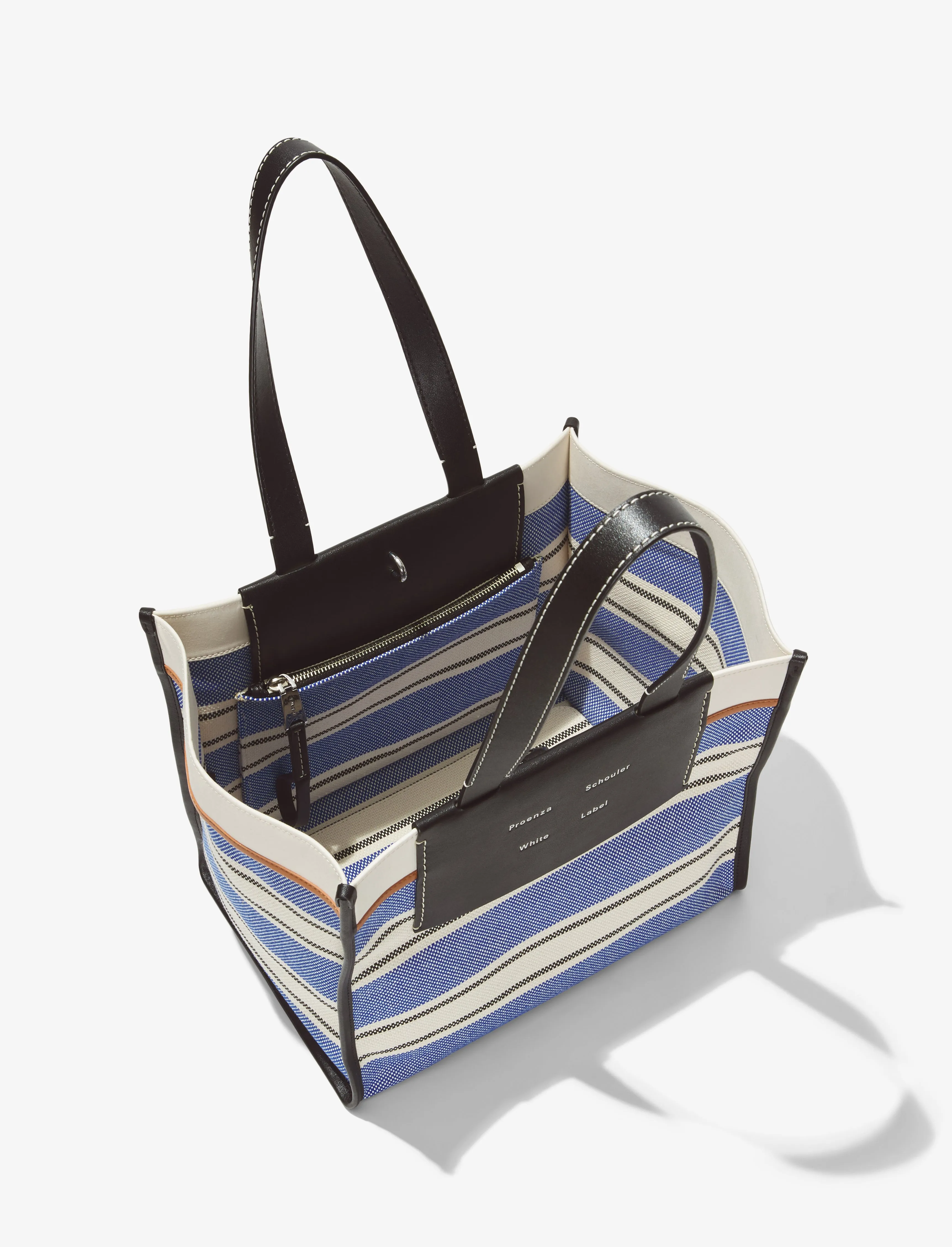 Large Striped Morris Tote in Canvas sold by Proenza Schouler product image thumbnail 5