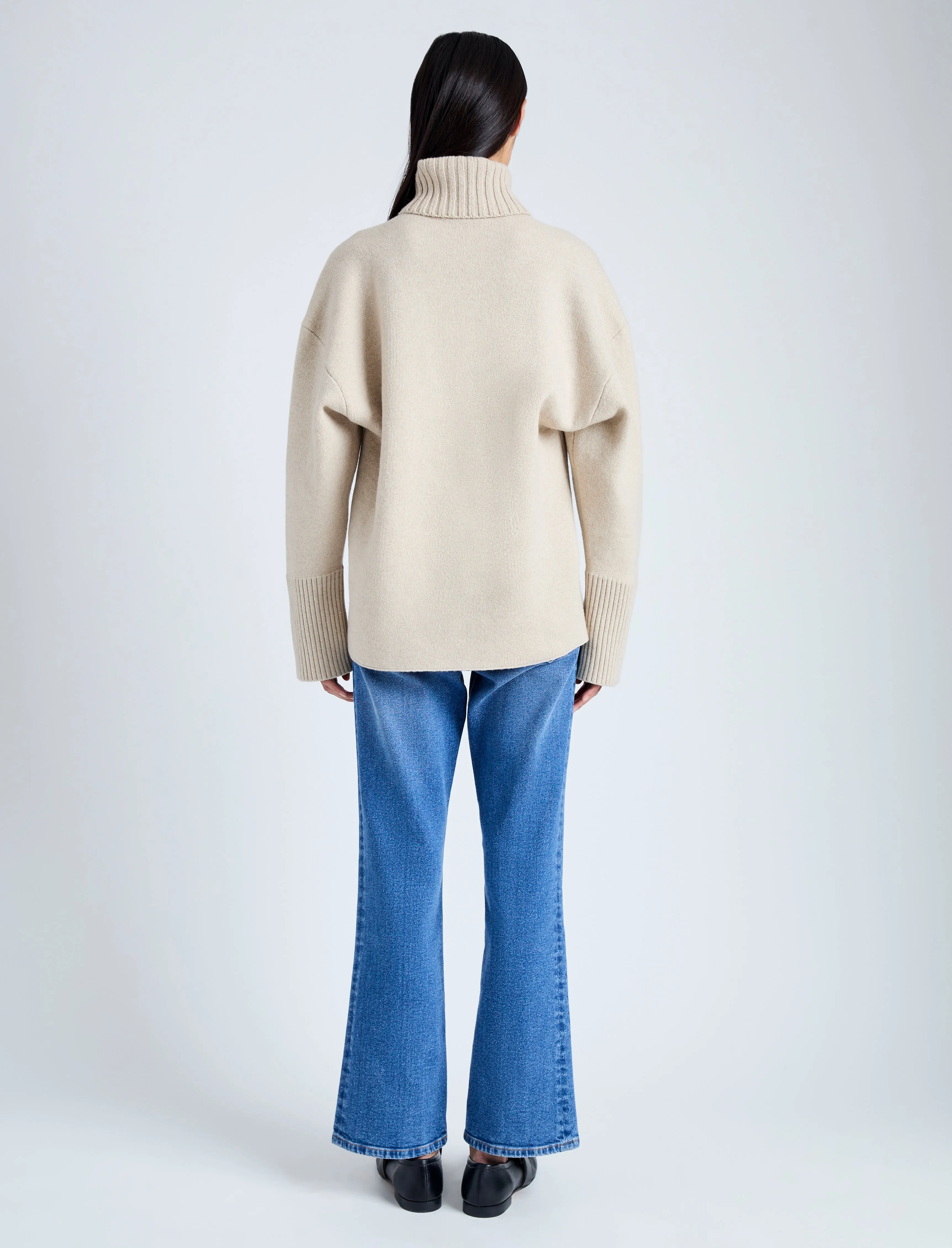 Sandra Turtleneck in Eco Doubleface Cashmere sold by Proenza Schouler product image thumbnail 5