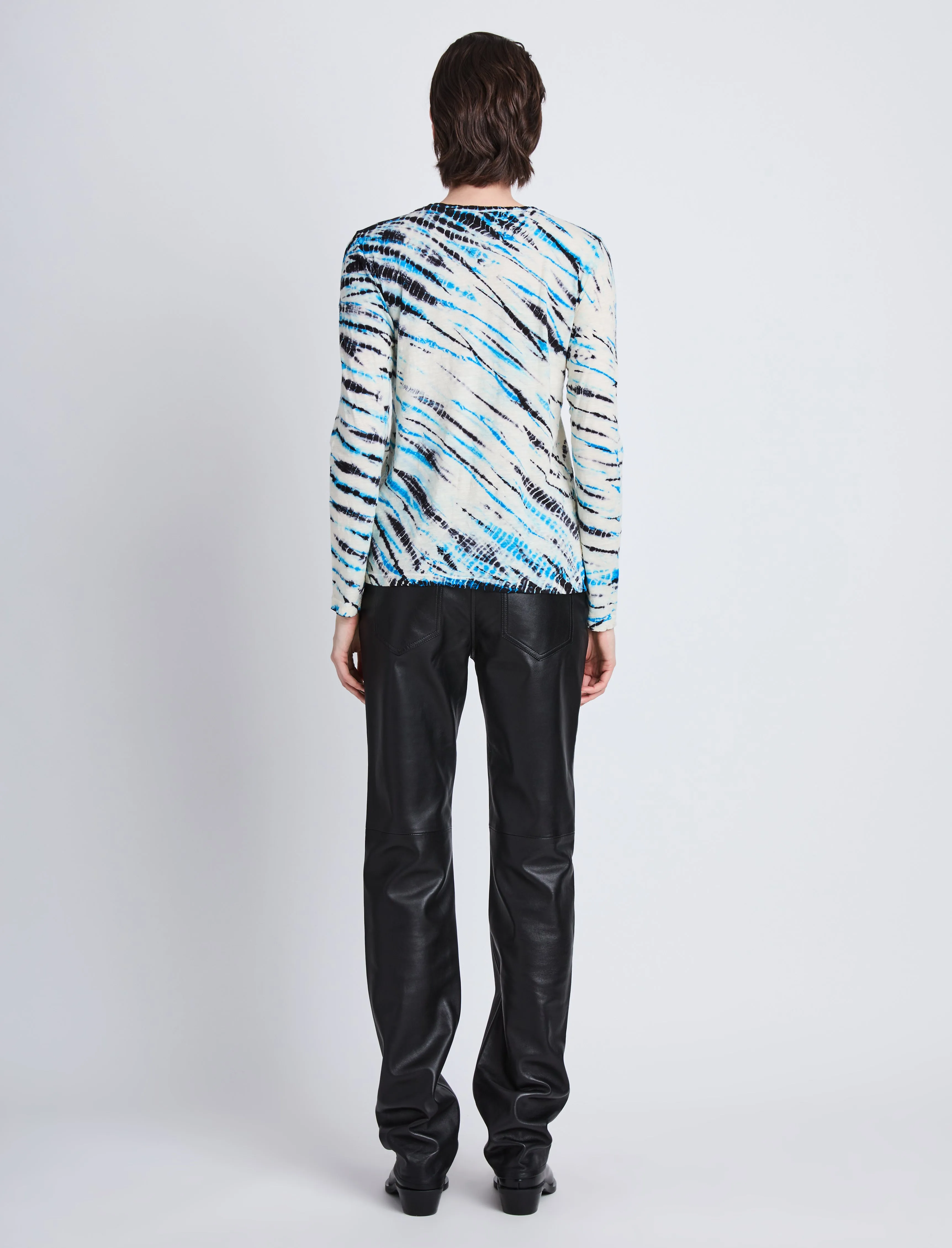 Mia T-Shirt in Tie Dye Tissue Jersey sold by Proenza Schouler product image thumbnail 5