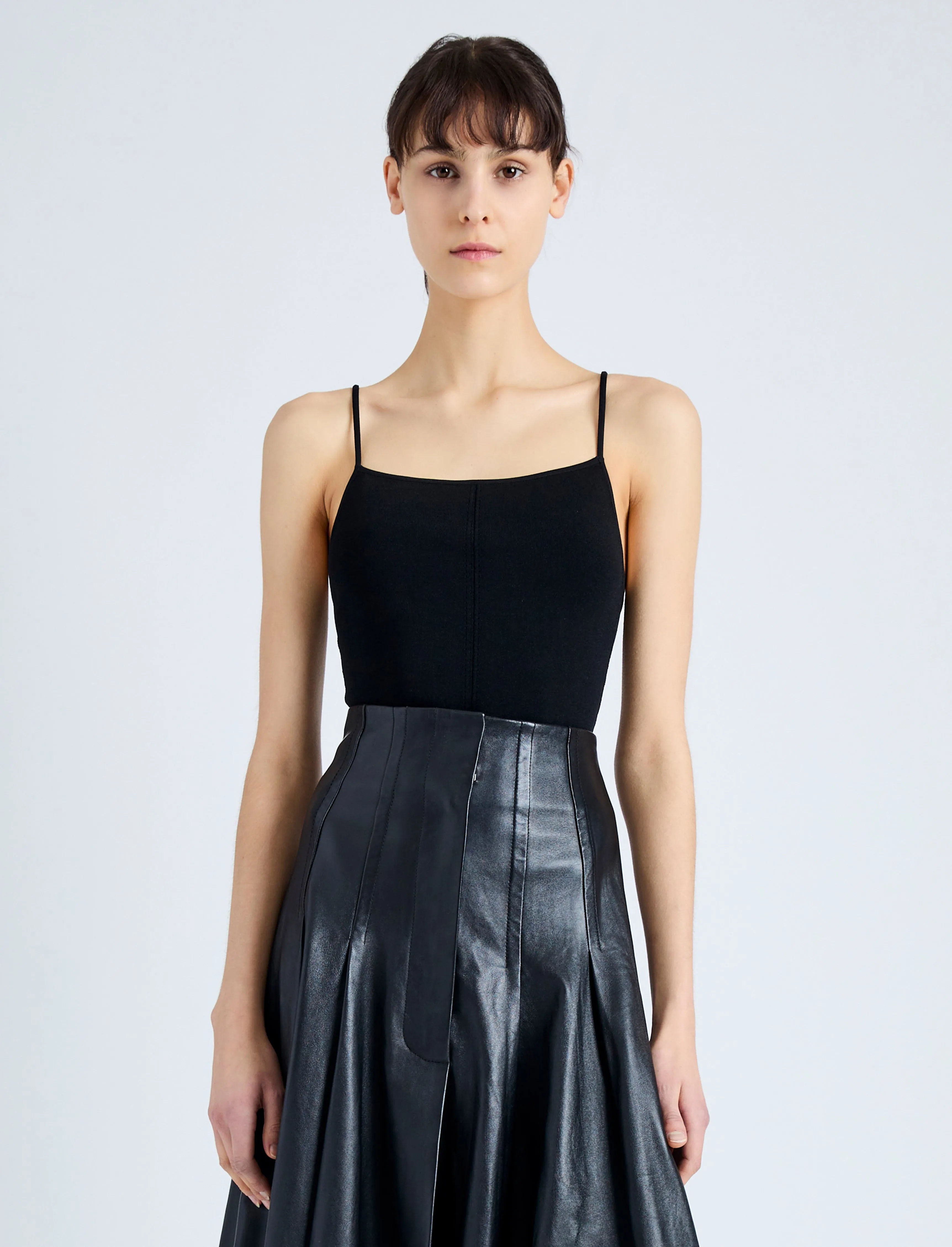 Serena Knit Bodysuit in Silk Viscose sold by Proenza Schouler product image thumbnail 2