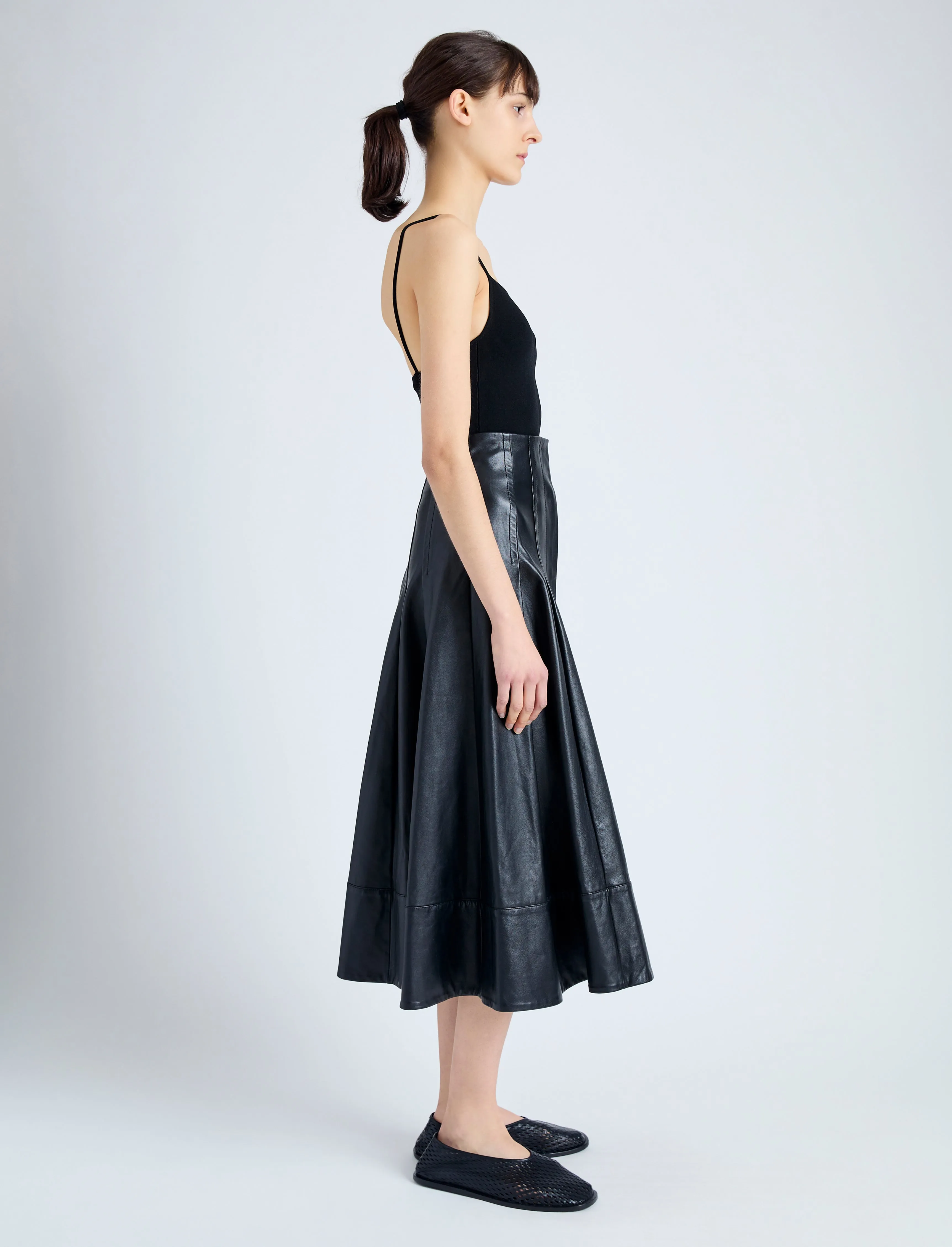 Serena Knit Bodysuit in Silk Viscose sold by Proenza Schouler product image thumbnail 4