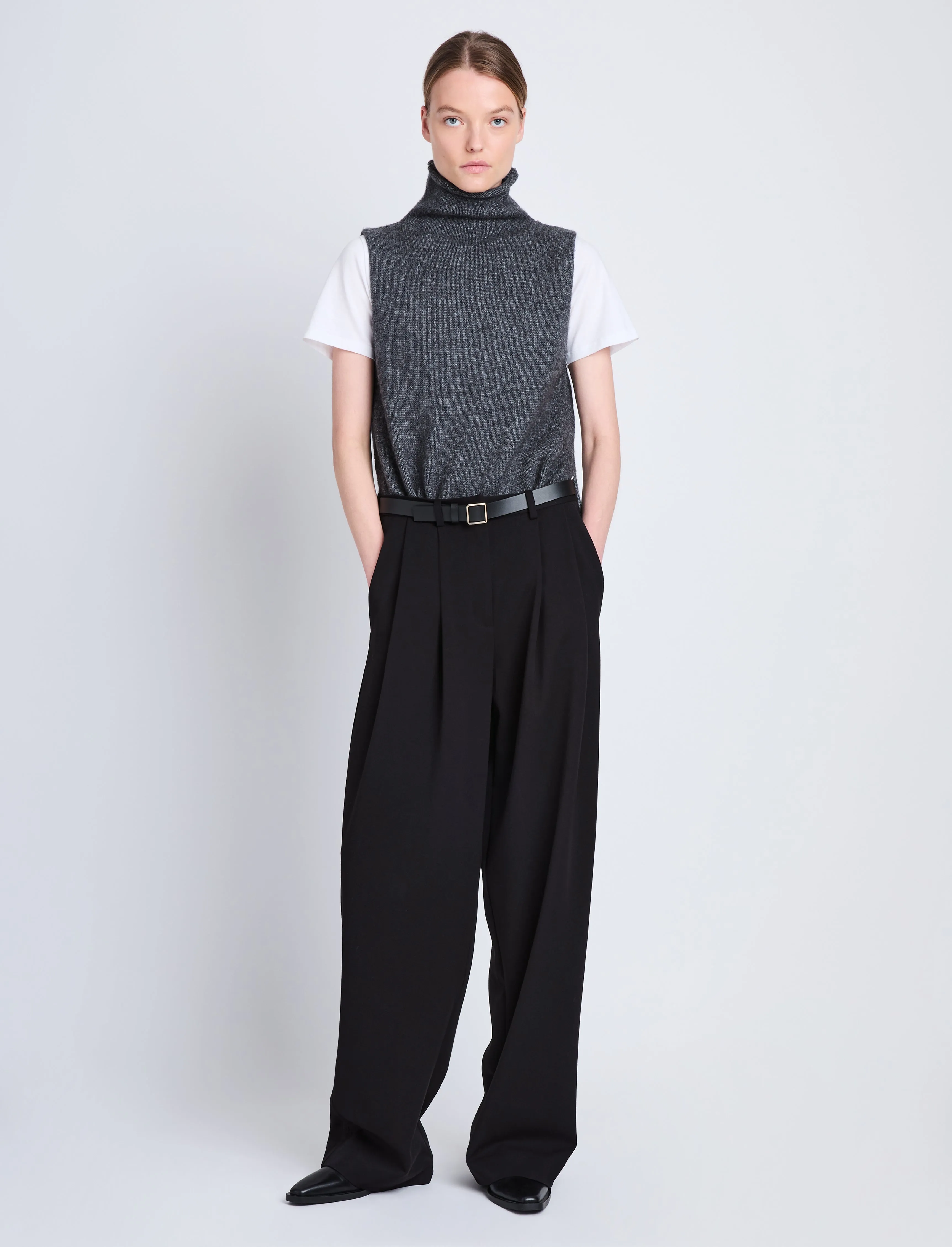 Lily Knit Turtleneck in Wool Blend sold by Proenza Schouler product image thumbnail 3