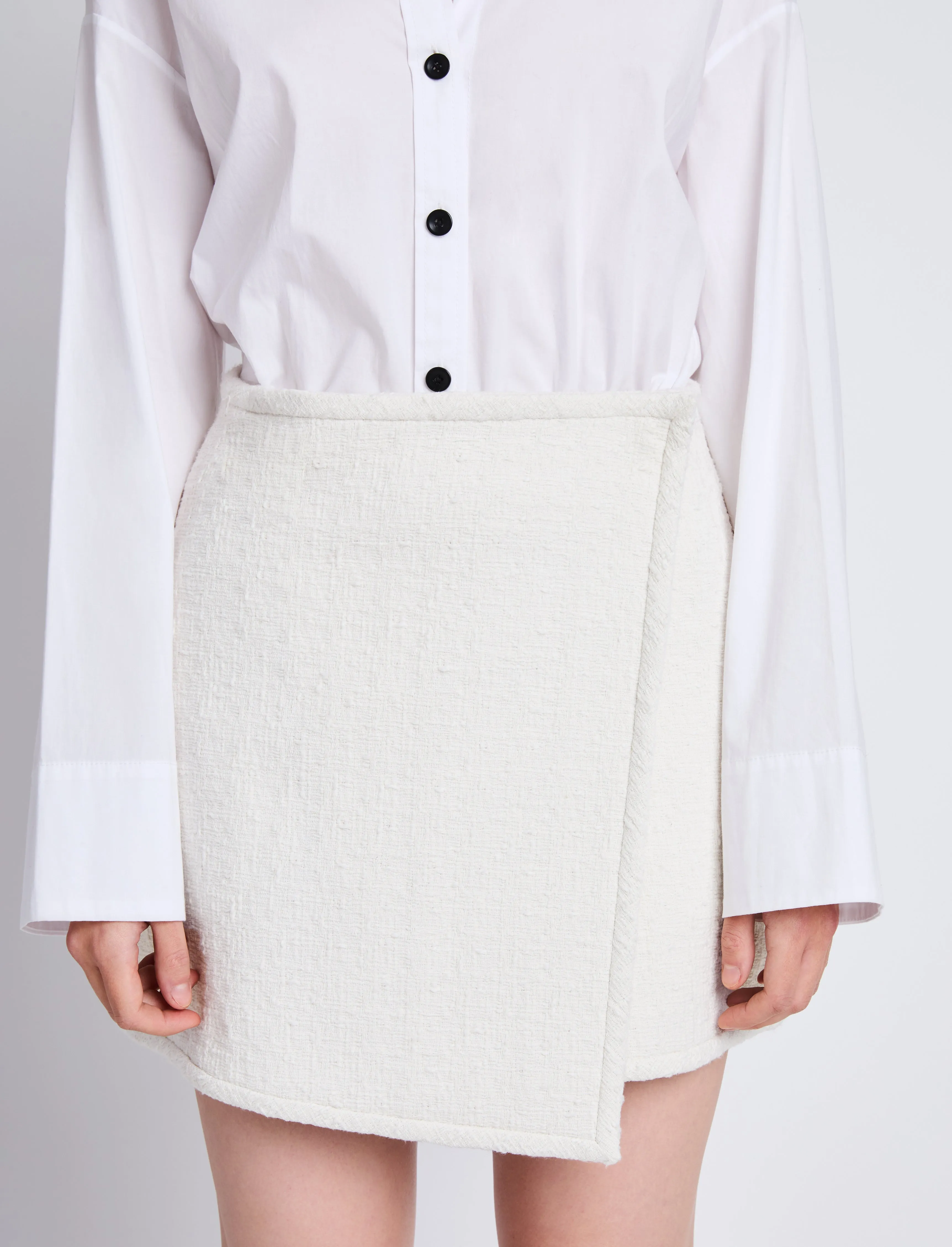 Tweed Wrap Skirt sold by Proenza Schouler product image thumbnail 5
