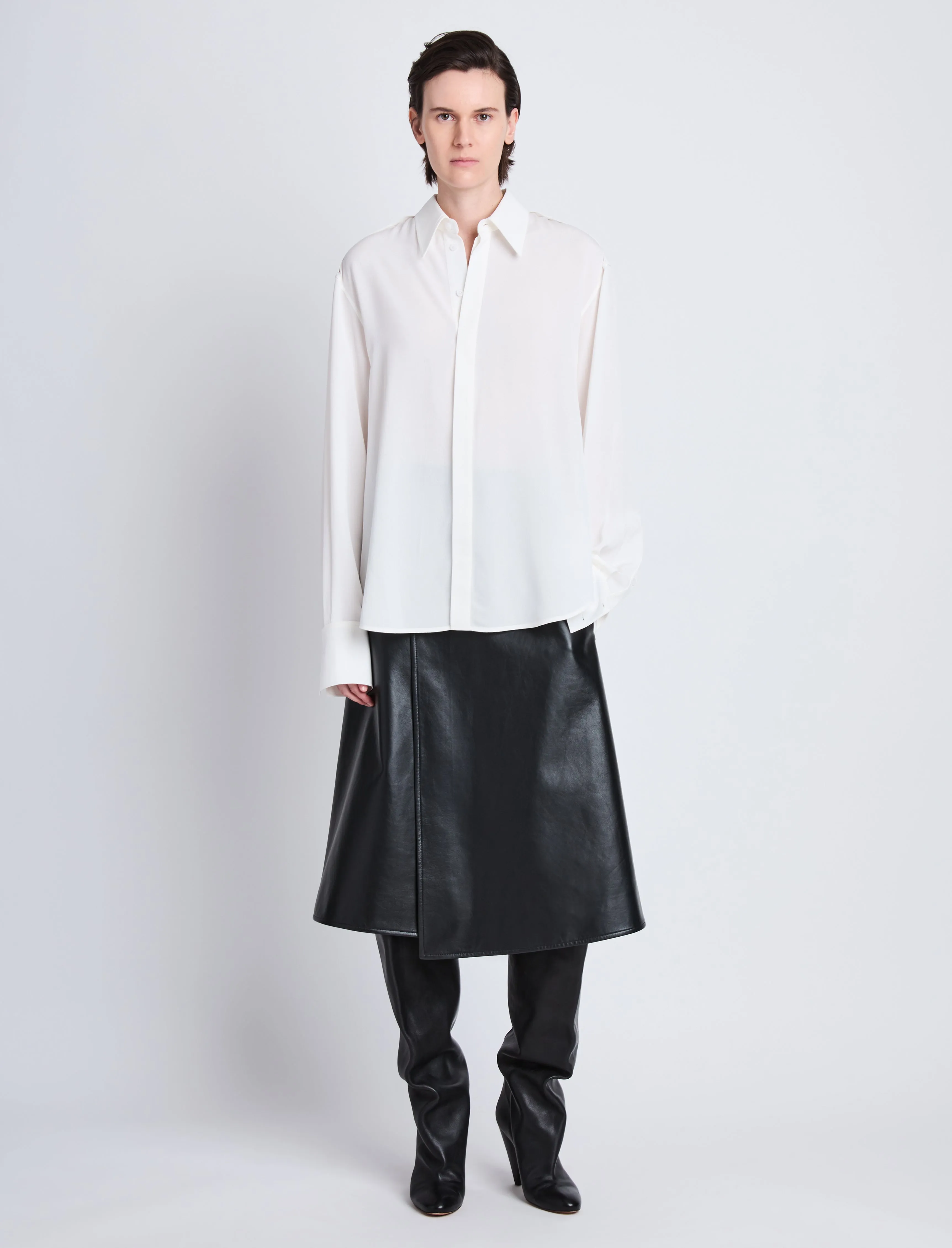 Maya Shirt in Marocaine sold by Proenza Schouler product image thumbnail 3