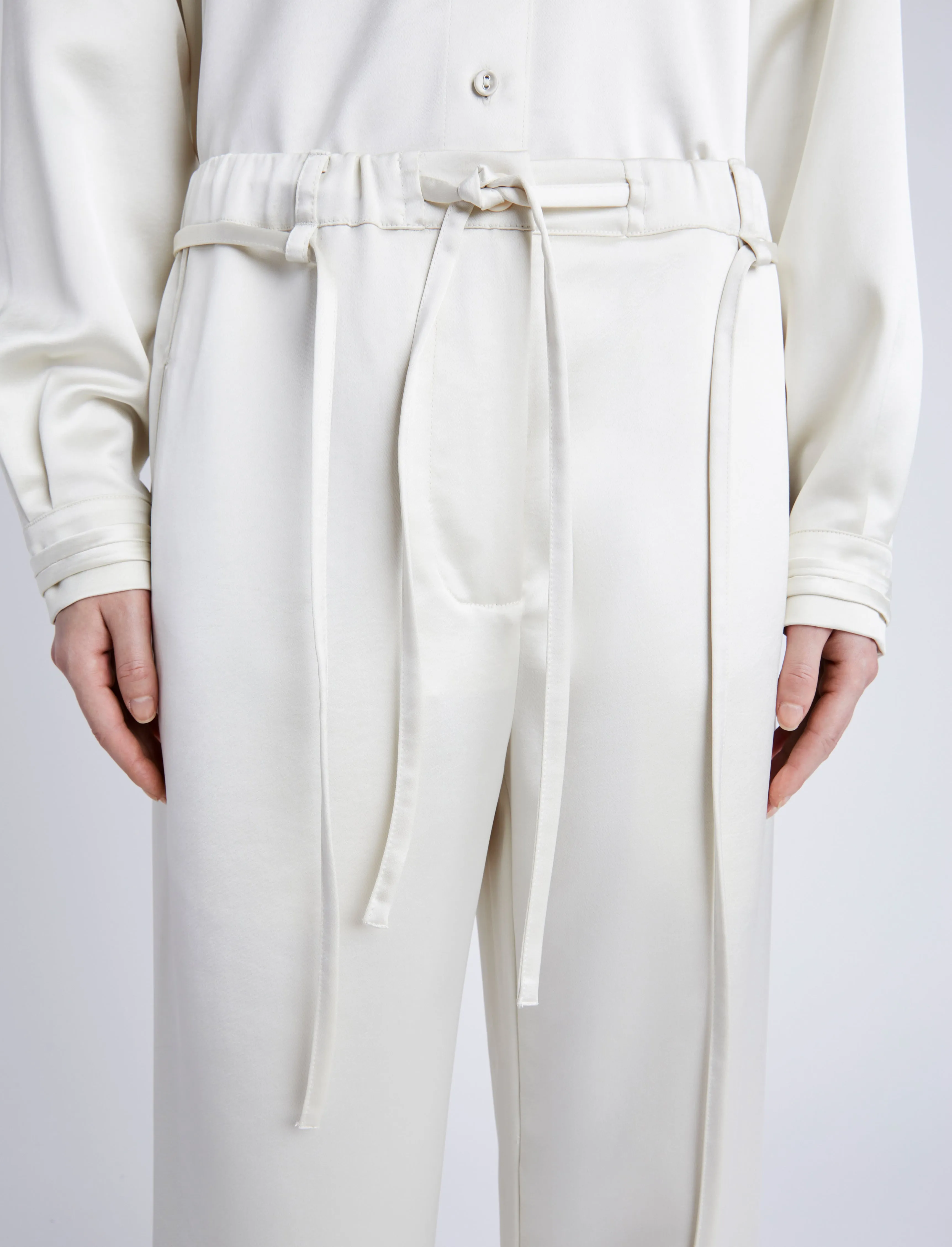 Magnus Pant in Satin sold by Proenza Schouler product image thumbnail 5