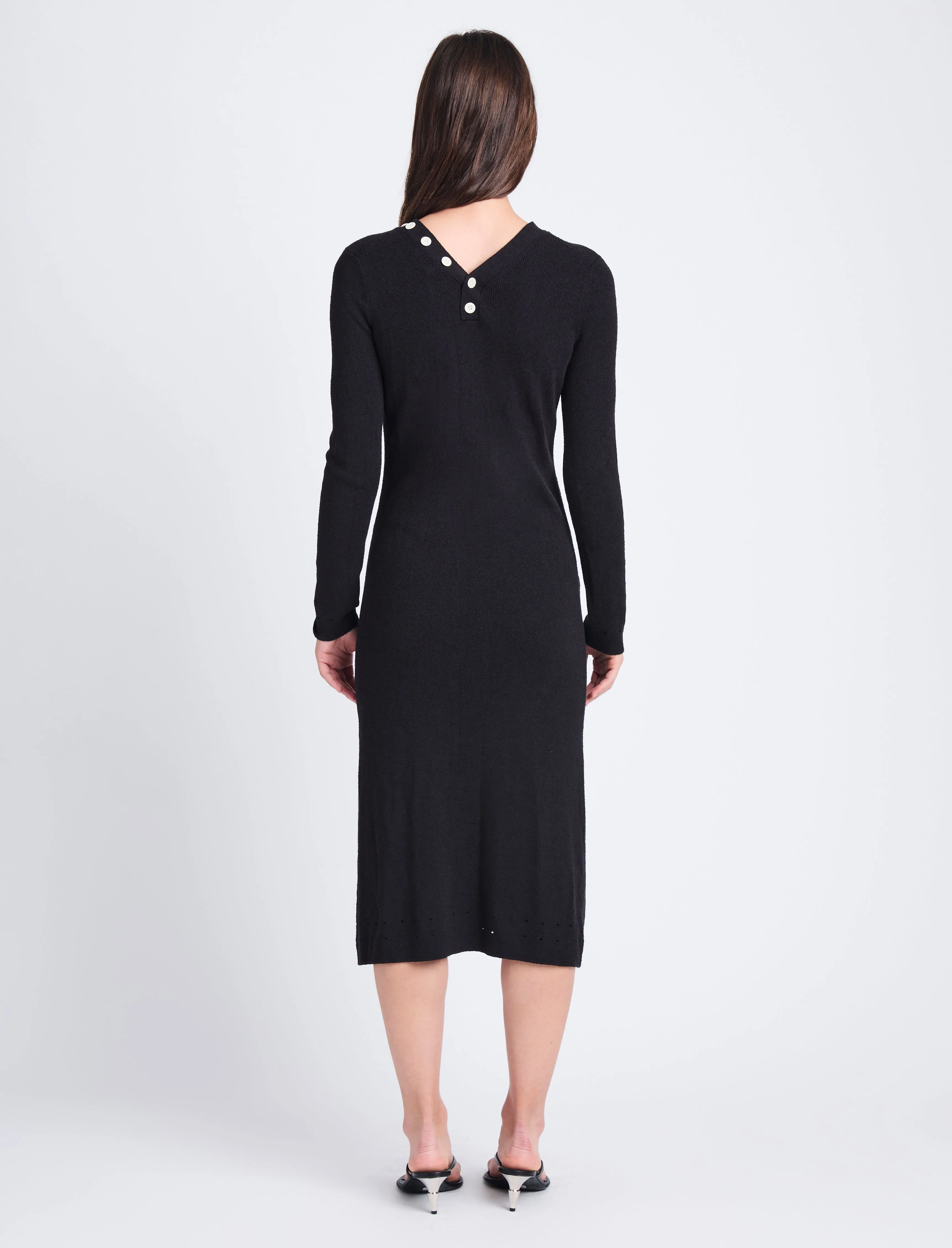 Cameron Knit Dress in Boucle Viscose sold by Proenza Schouler product image thumbnail 4