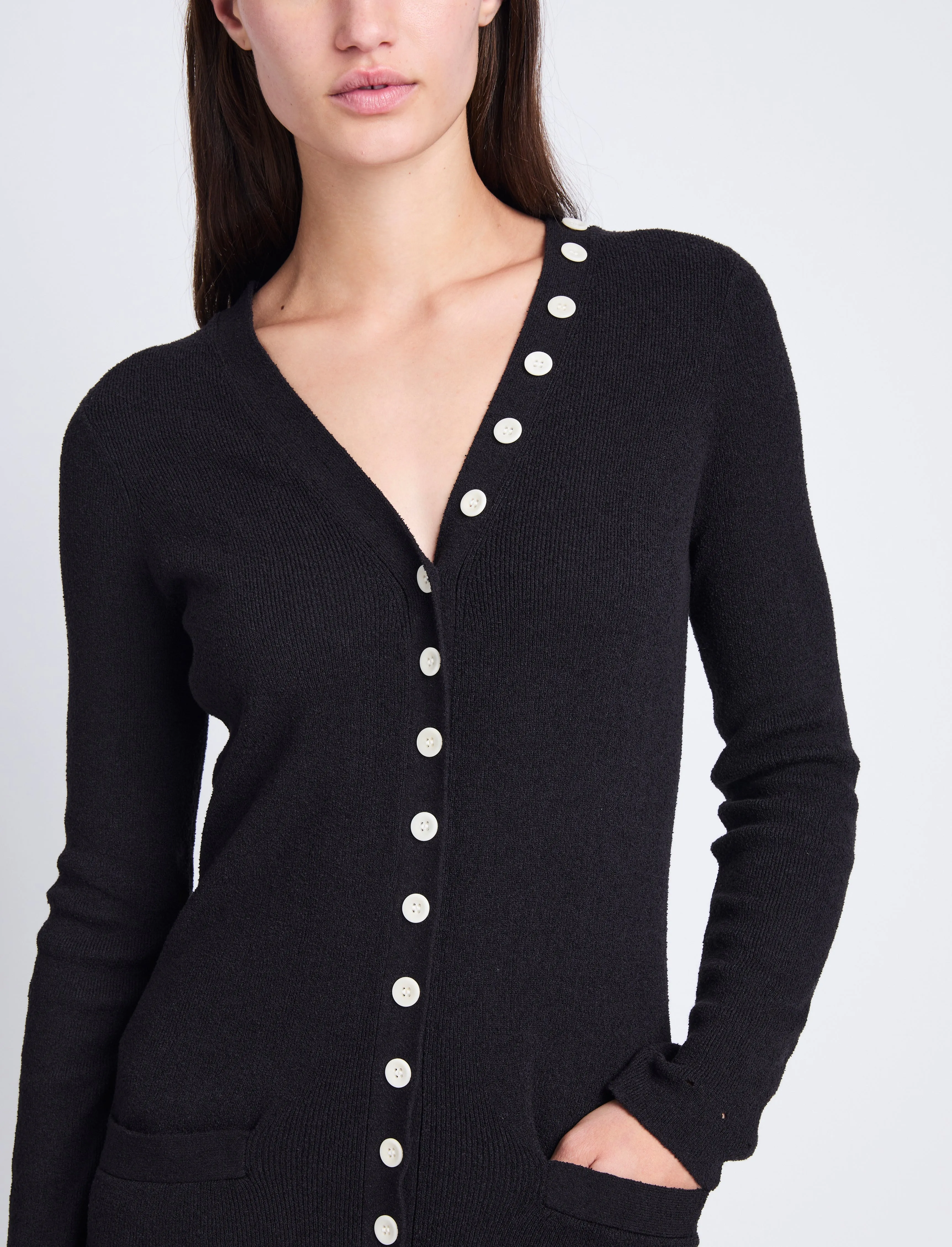 Cameron Knit Dress in Boucle Viscose sold by Proenza Schouler product image thumbnail 5