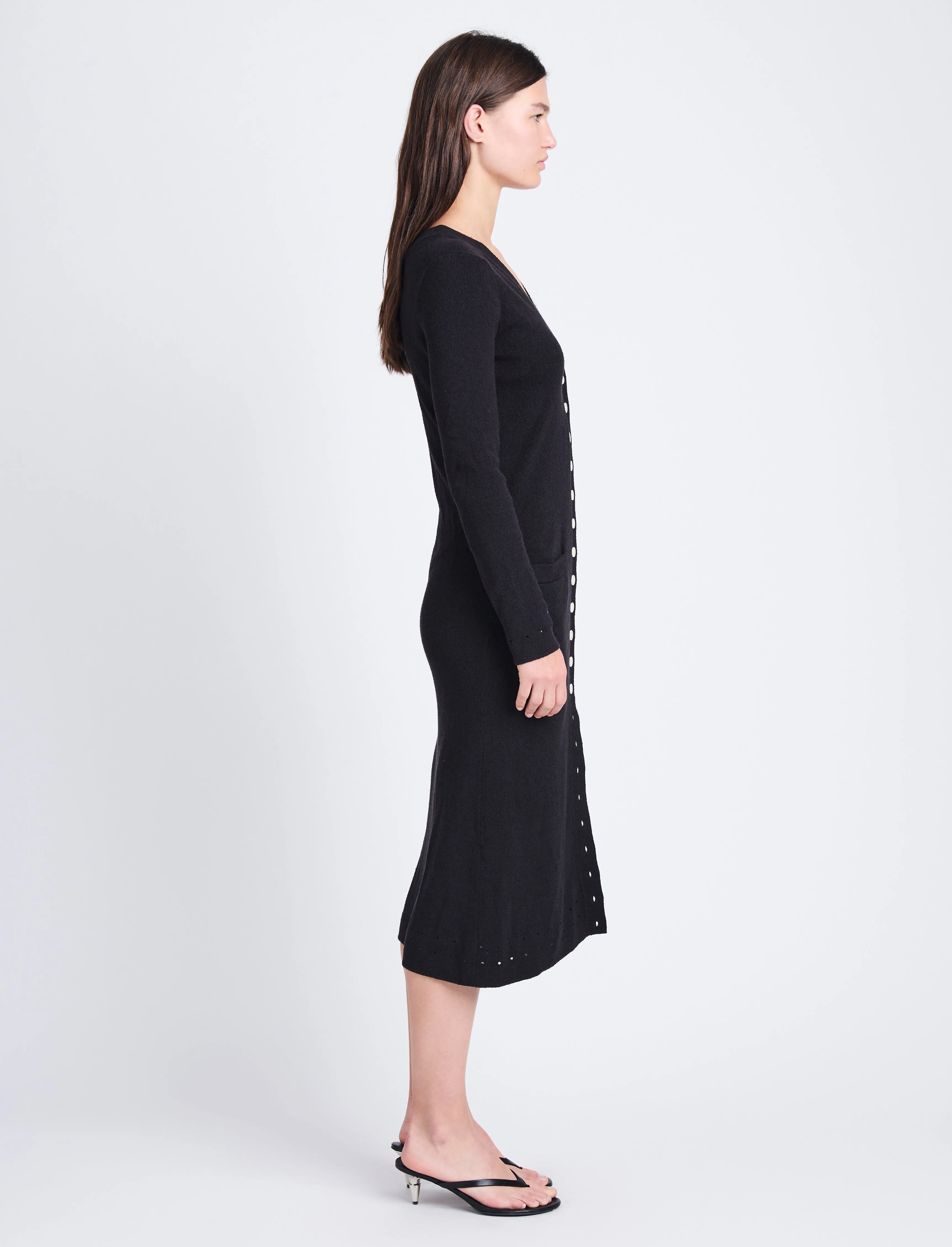 Cameron Knit Dress in Boucle Viscose sold by Proenza Schouler product image thumbnail 3