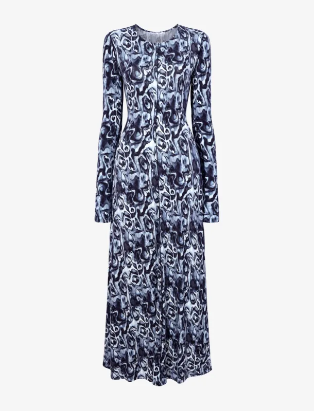 Atlas Dress in Printed Jersey made by Proenza Schouler