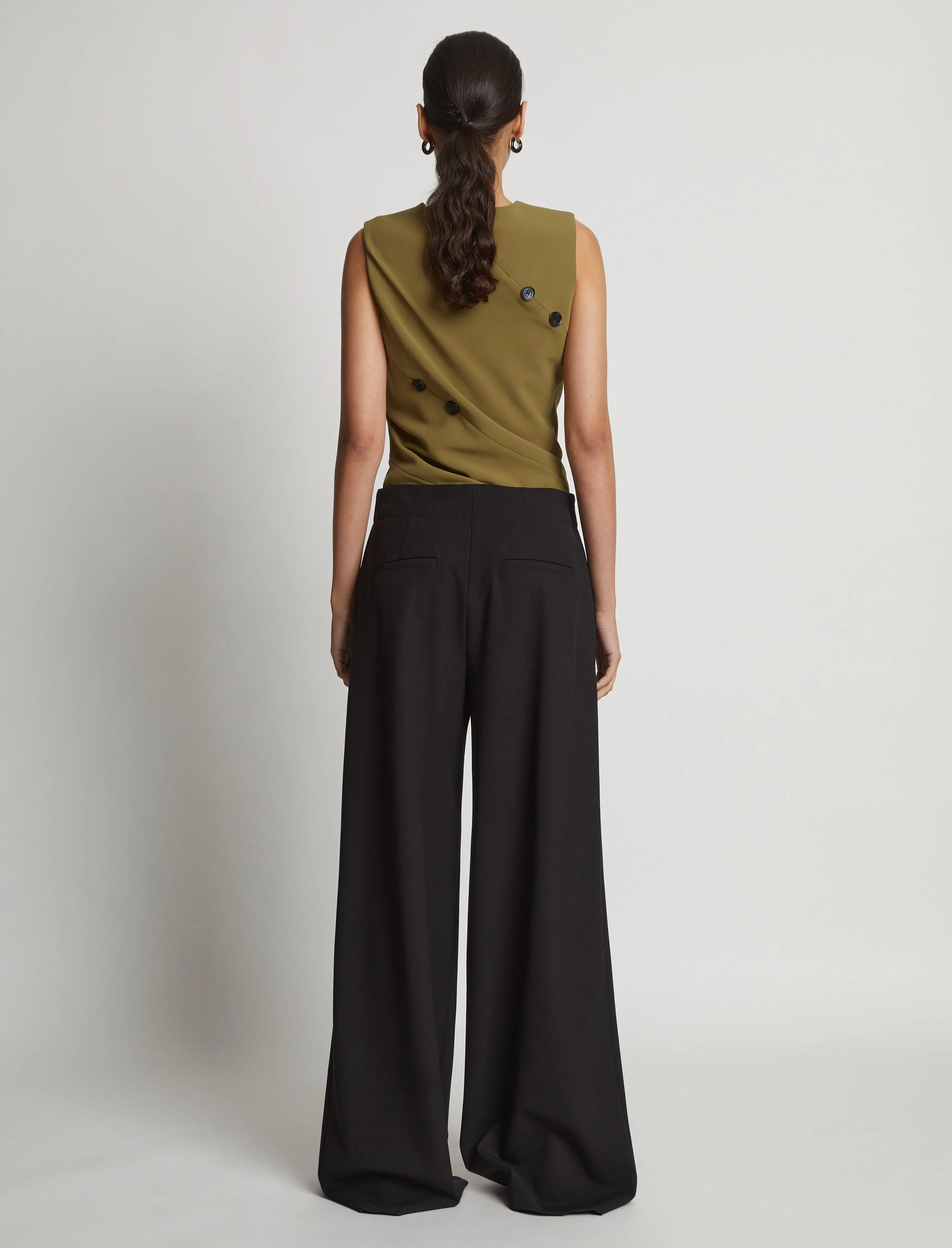 Matte Viscose Crepe Spiral Top sold by Proenza Schouler product image thumbnail 5