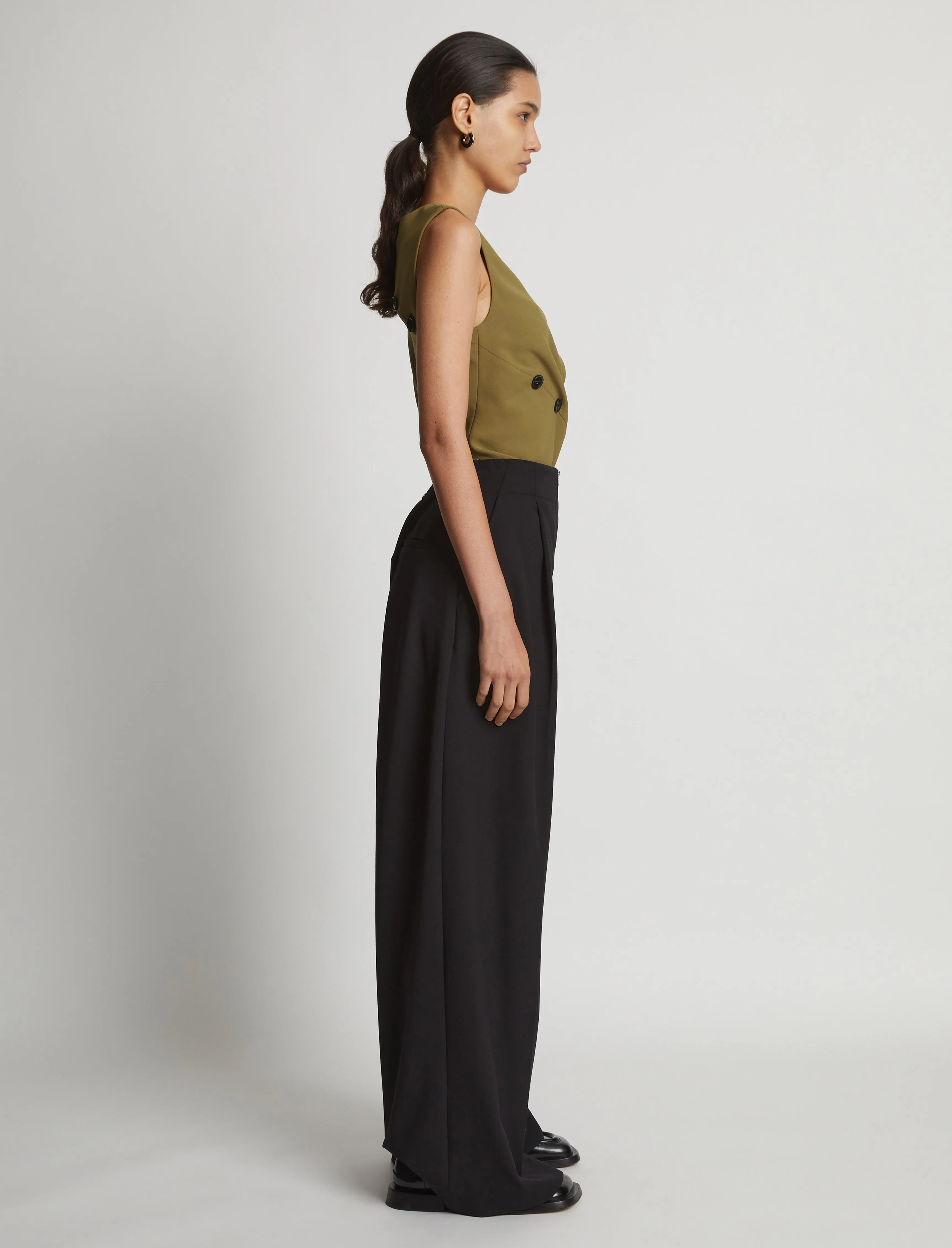 Matte Viscose Crepe Spiral Top sold by Proenza Schouler product image thumbnail 4