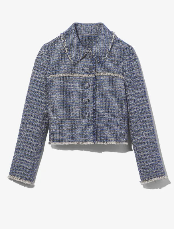 Cropped Tweed Jacket made by Proenza Schouler