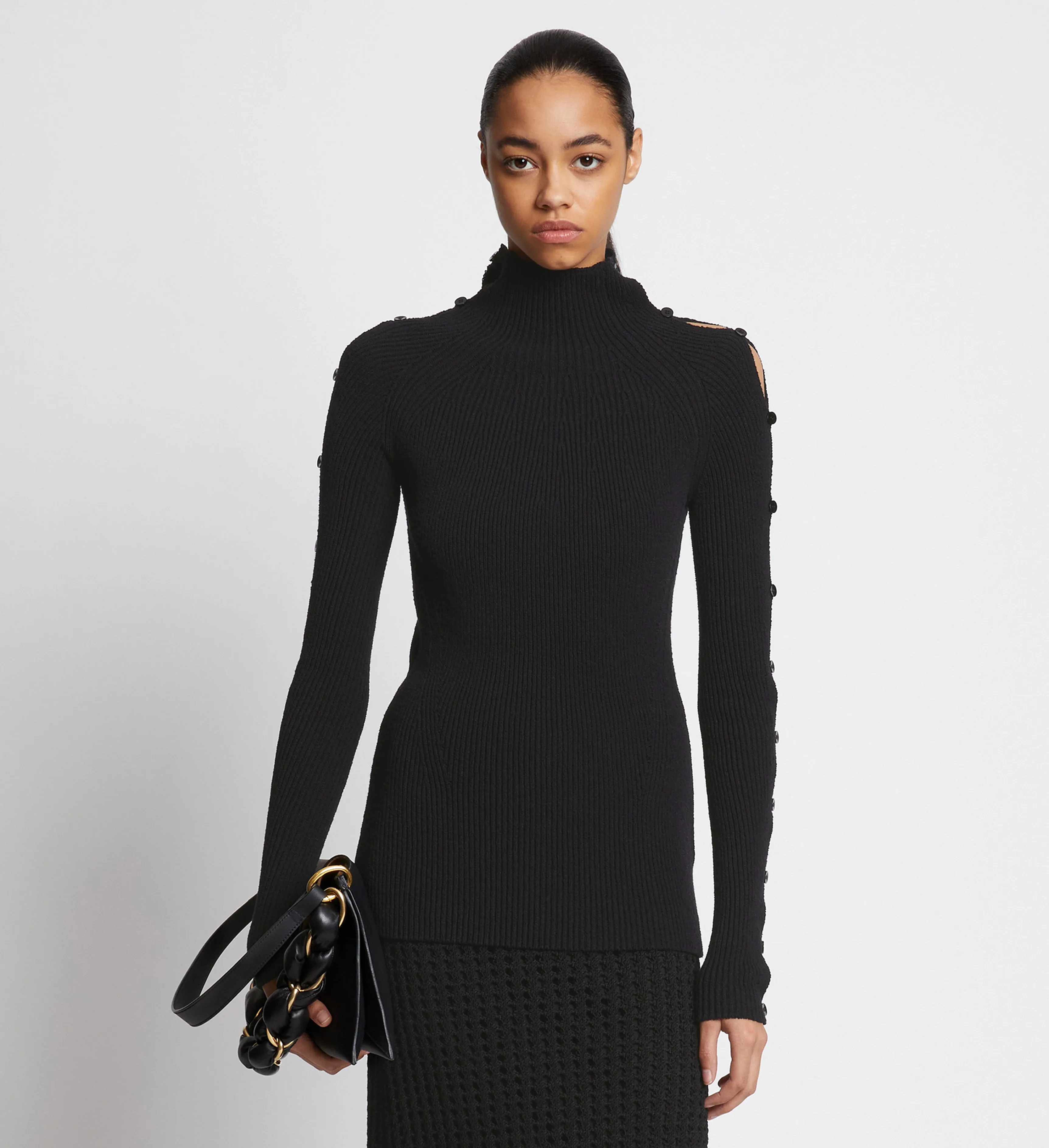 Cotton Rib Turtleneck Sweater sold by Proenza Schouler product image thumbnail 2