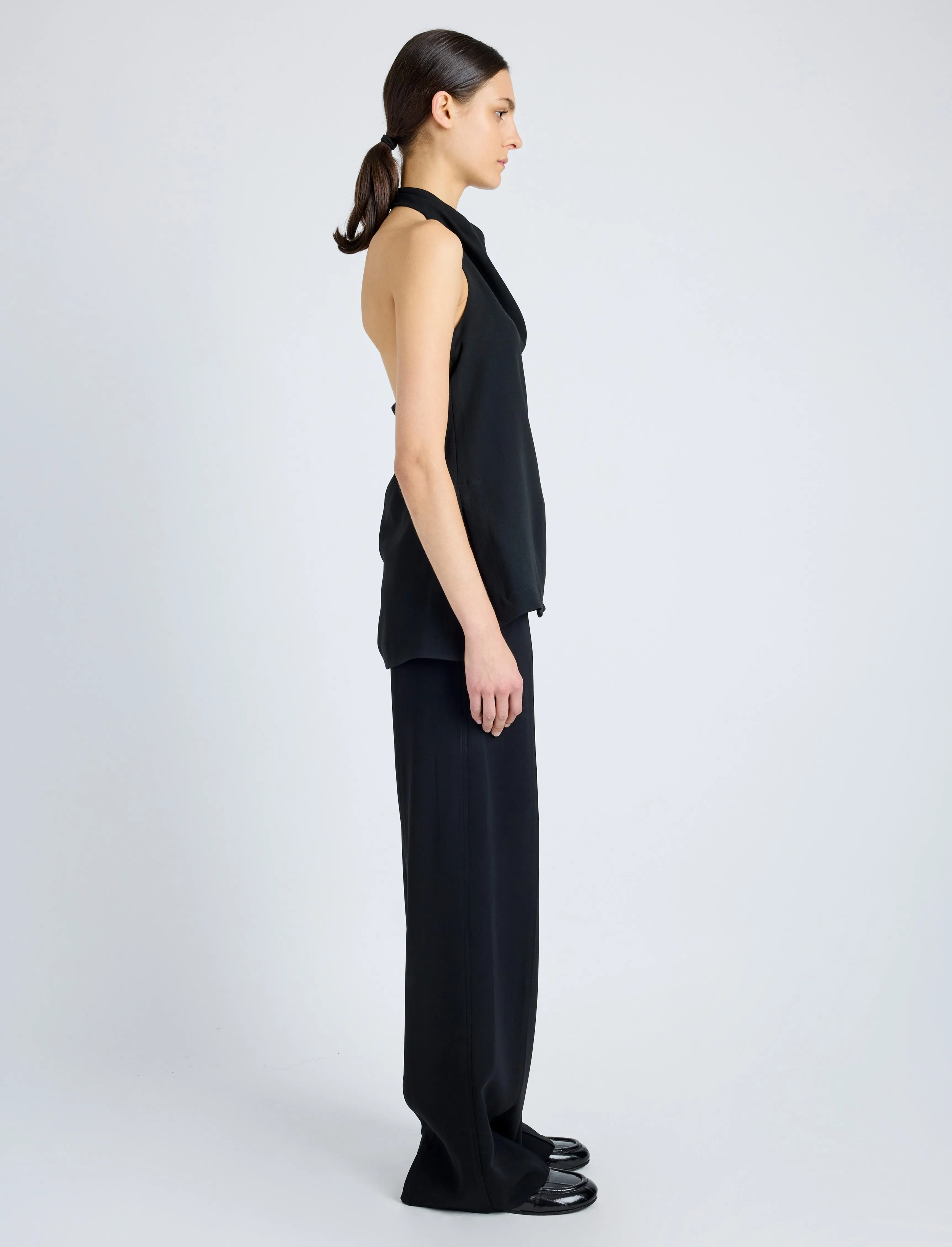 Theda Top in Printed Viscose Crepe sold by Proenza Schouler product image thumbnail 4