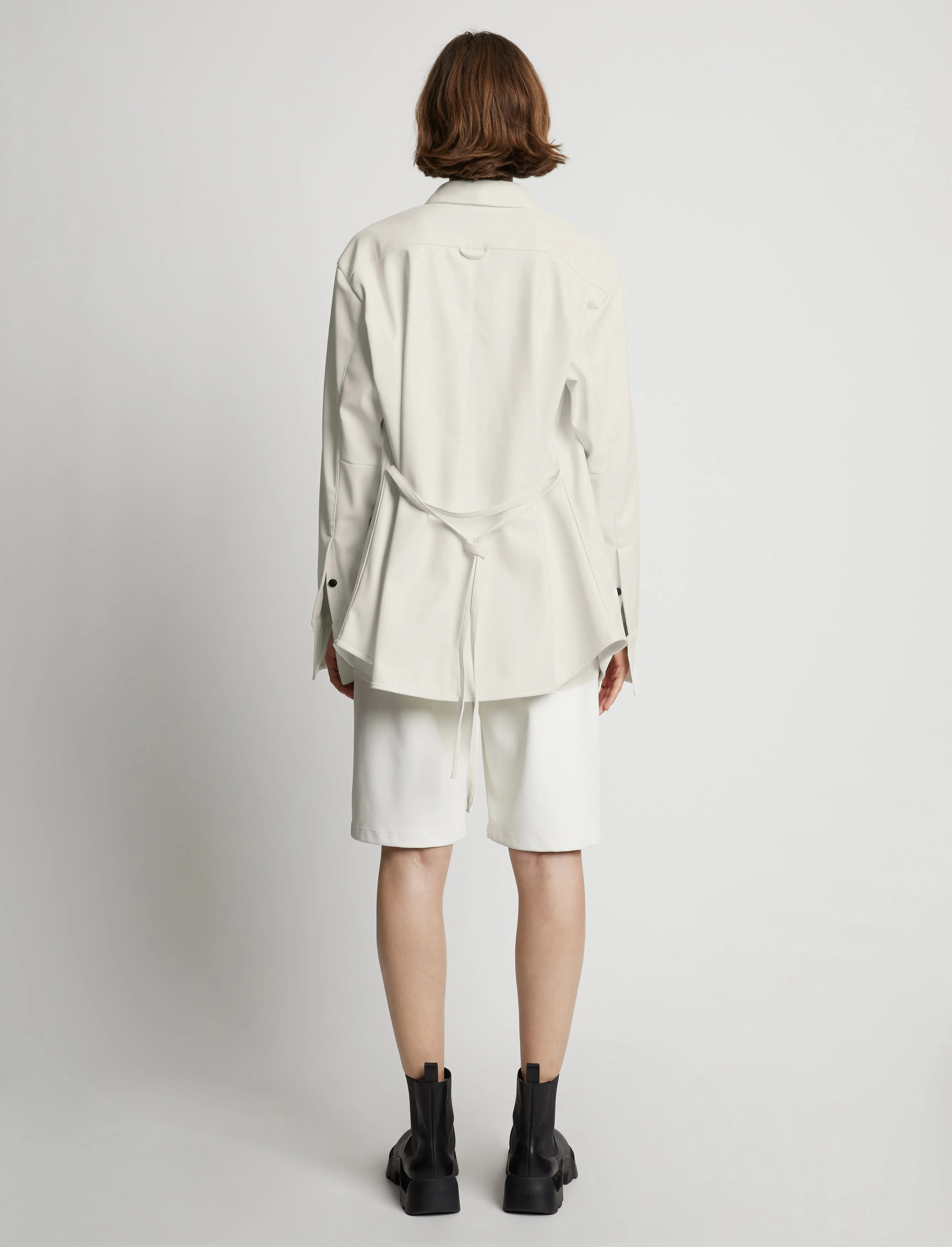Faux Leather Shirt Jacket sold by Proenza Schouler product image thumbnail 5
