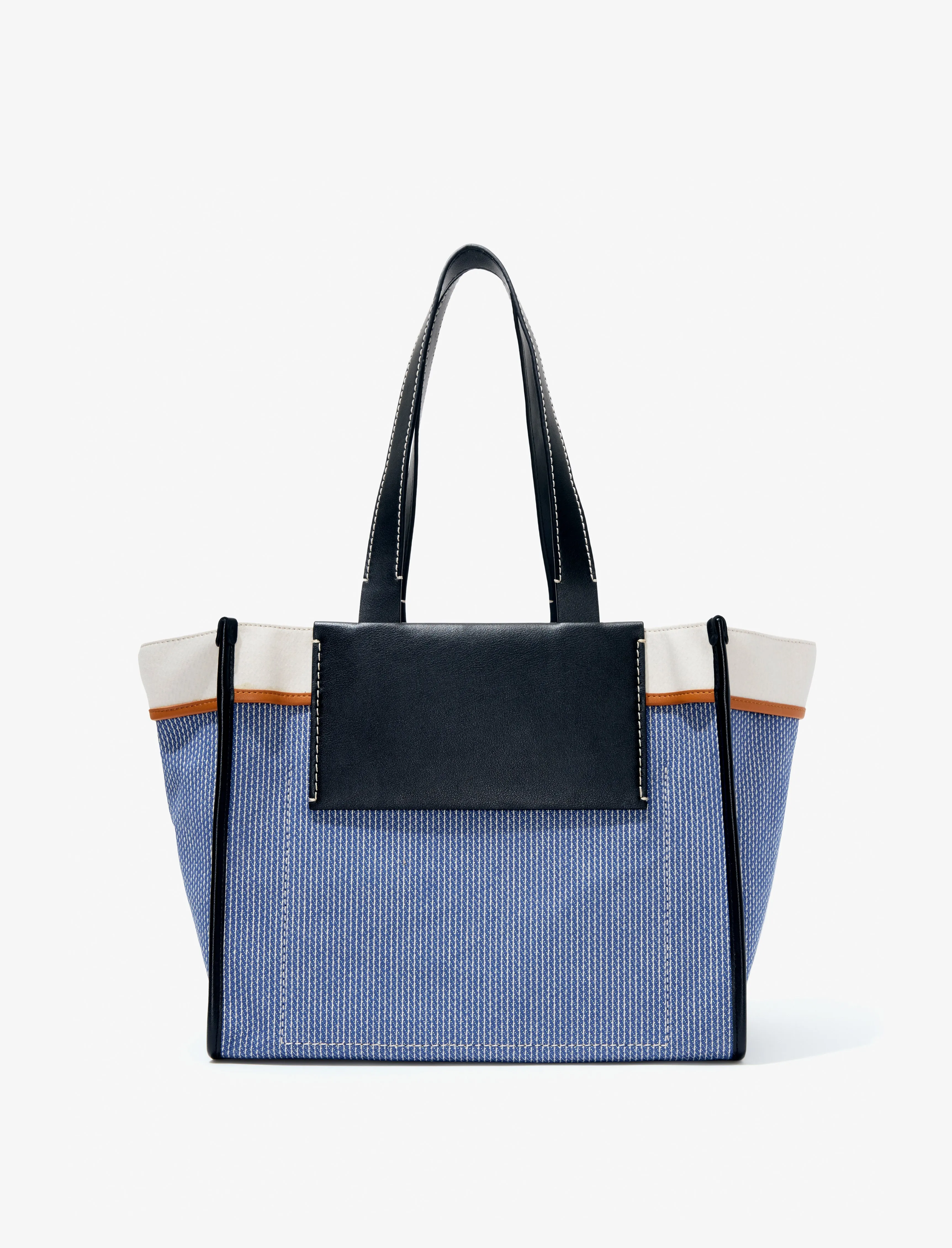 Large Pinstripe Morris Tote in Canvas sold by Proenza Schouler product image thumbnail 4