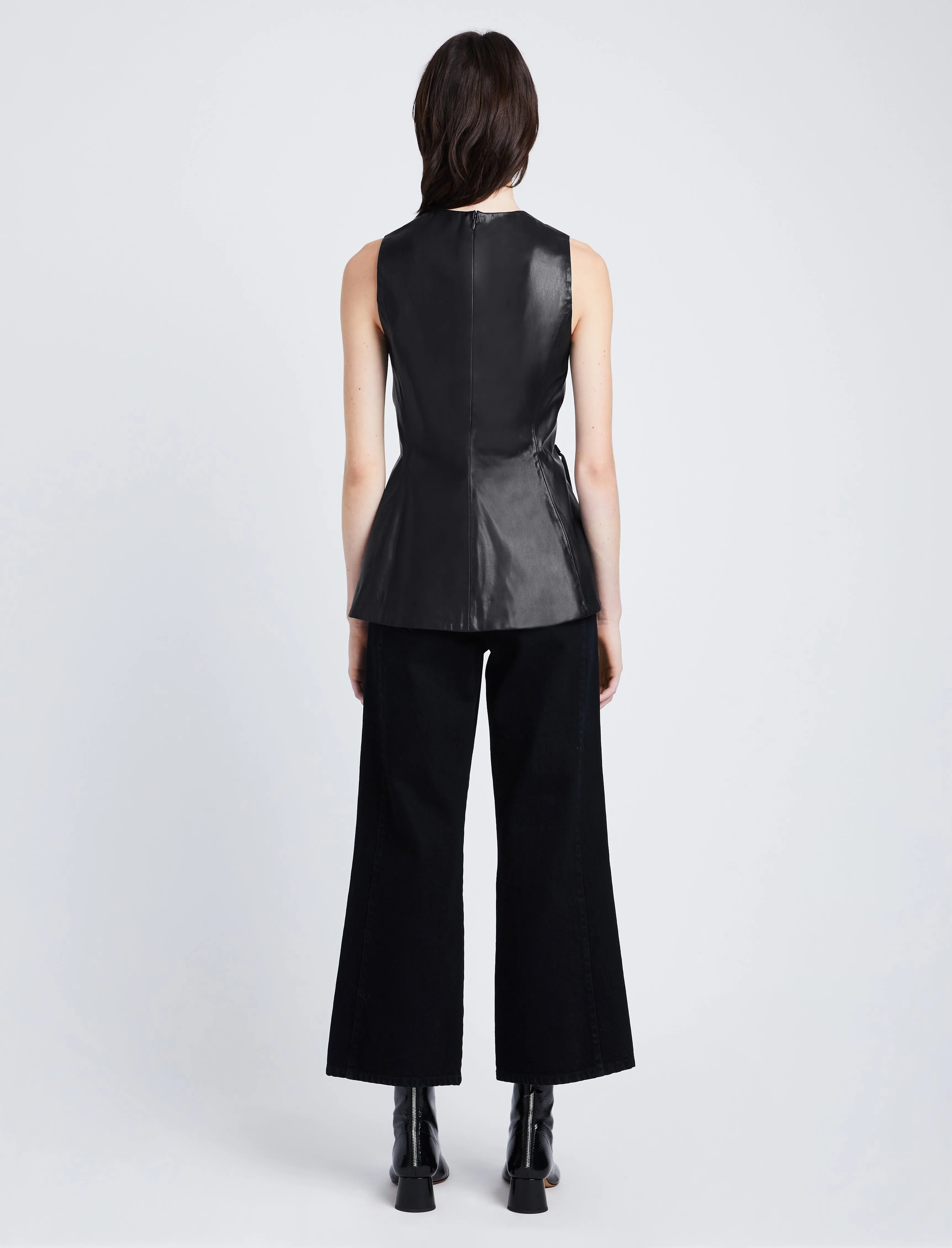 Faux Leather Drawstring Top sold by Proenza Schouler product image thumbnail 5