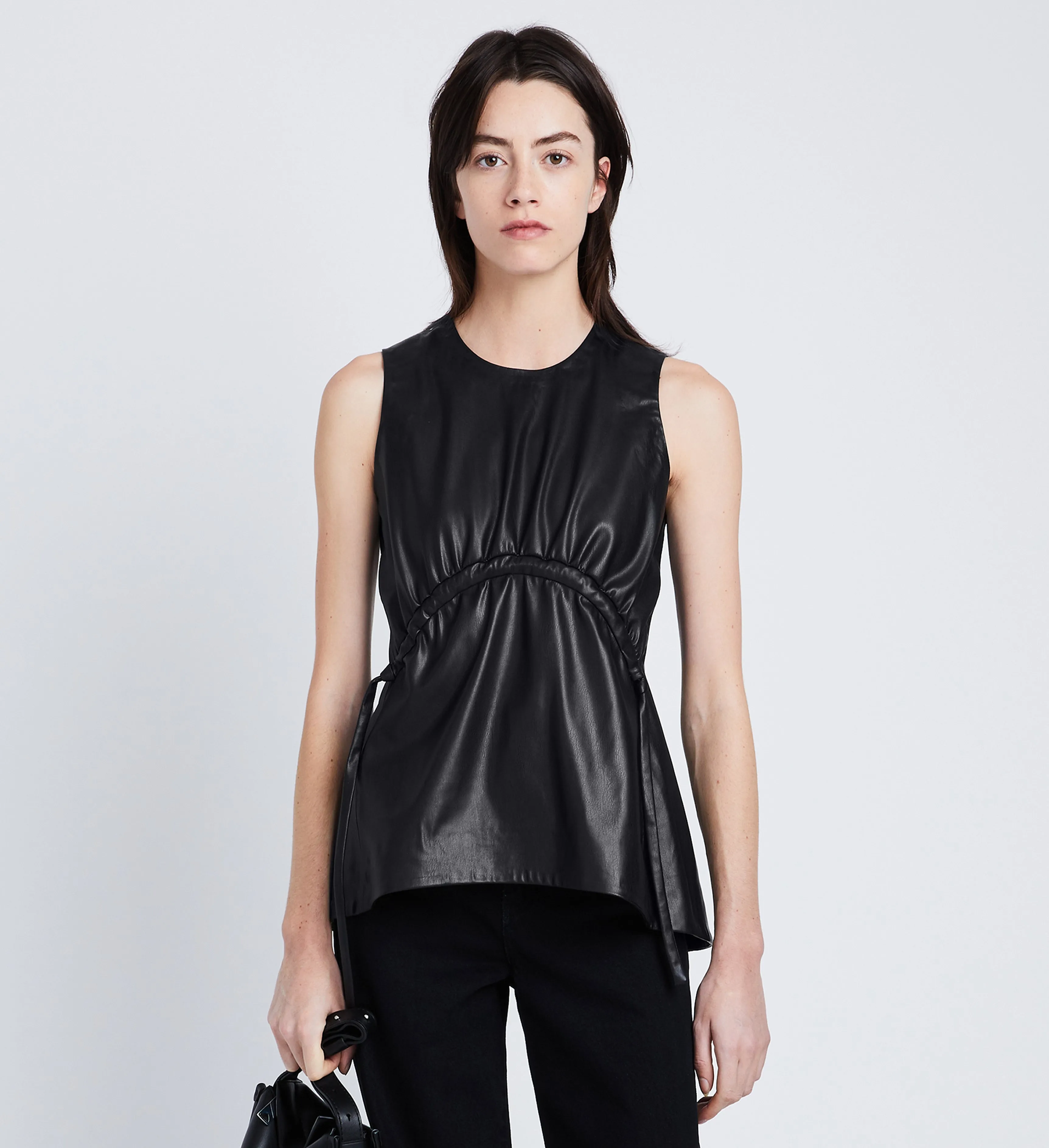 Faux Leather Drawstring Top sold by Proenza Schouler product image thumbnail 2