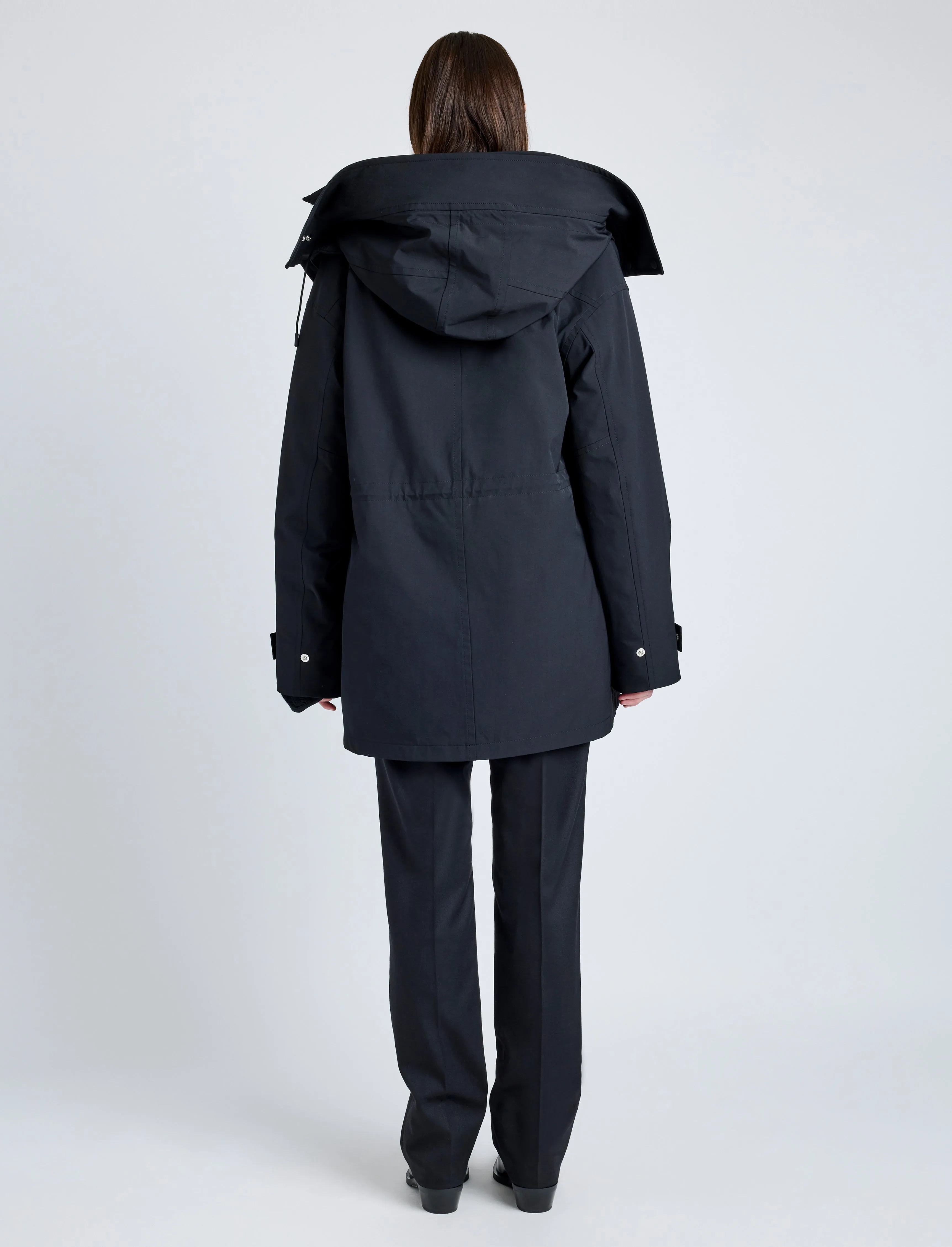 Wilder Coat in Stretch Nylon with Fleece Lining sold by Proenza Schouler product image thumbnail 5