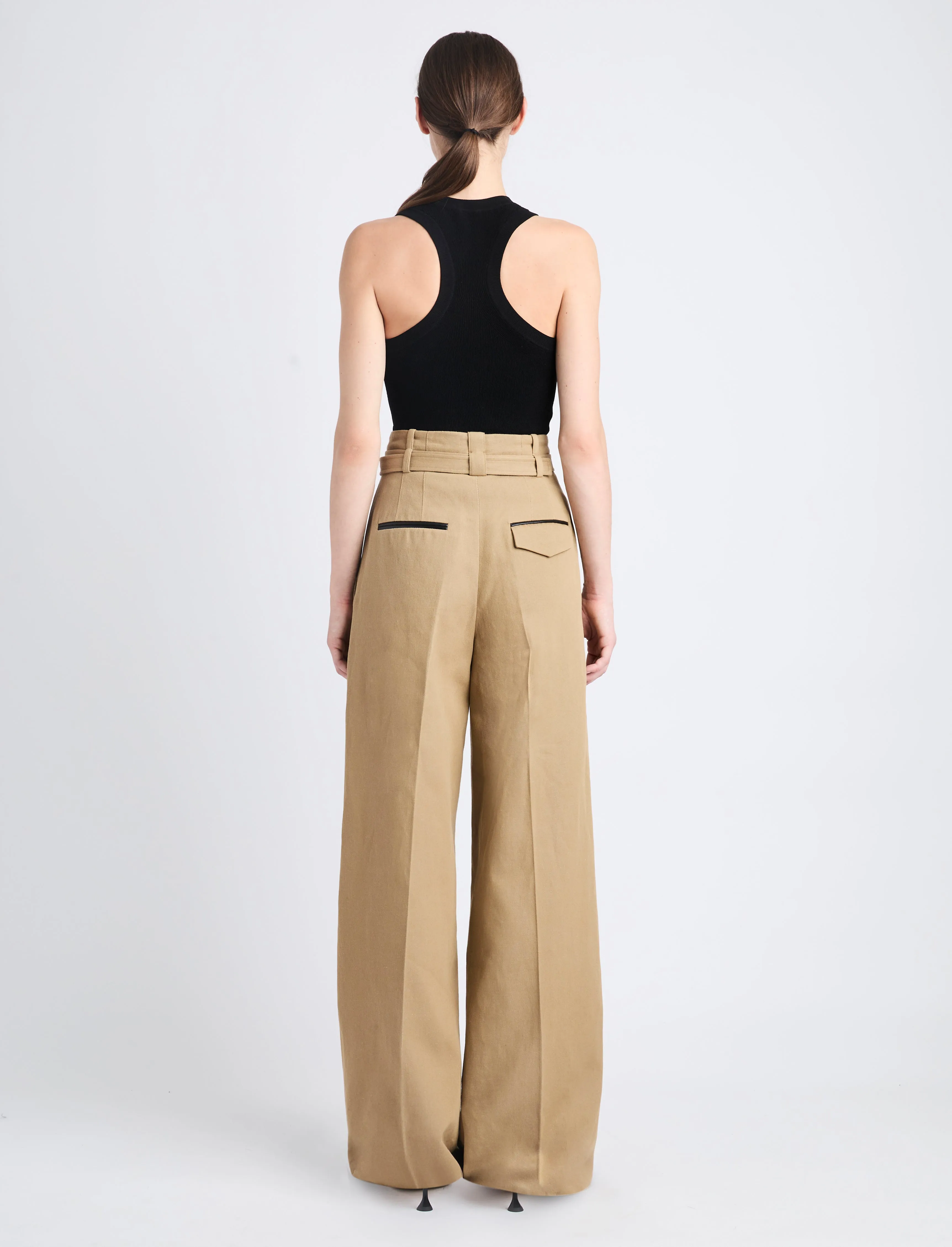 Dana Pant in Cotton Viscose sold by Proenza Schouler product image thumbnail 4