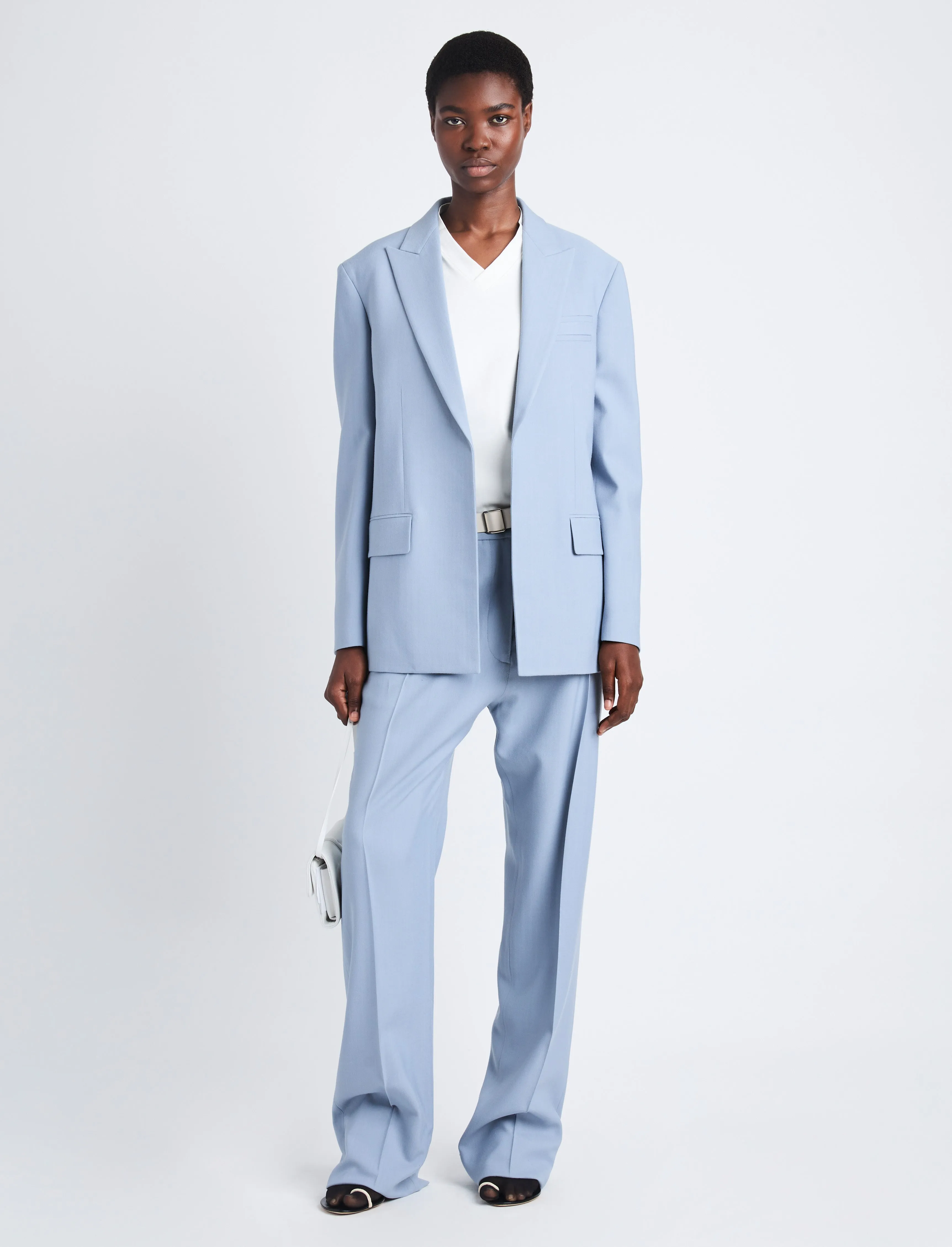 Devon Jacket in Viscose Wool sold by Proenza Schouler product image thumbnail 2