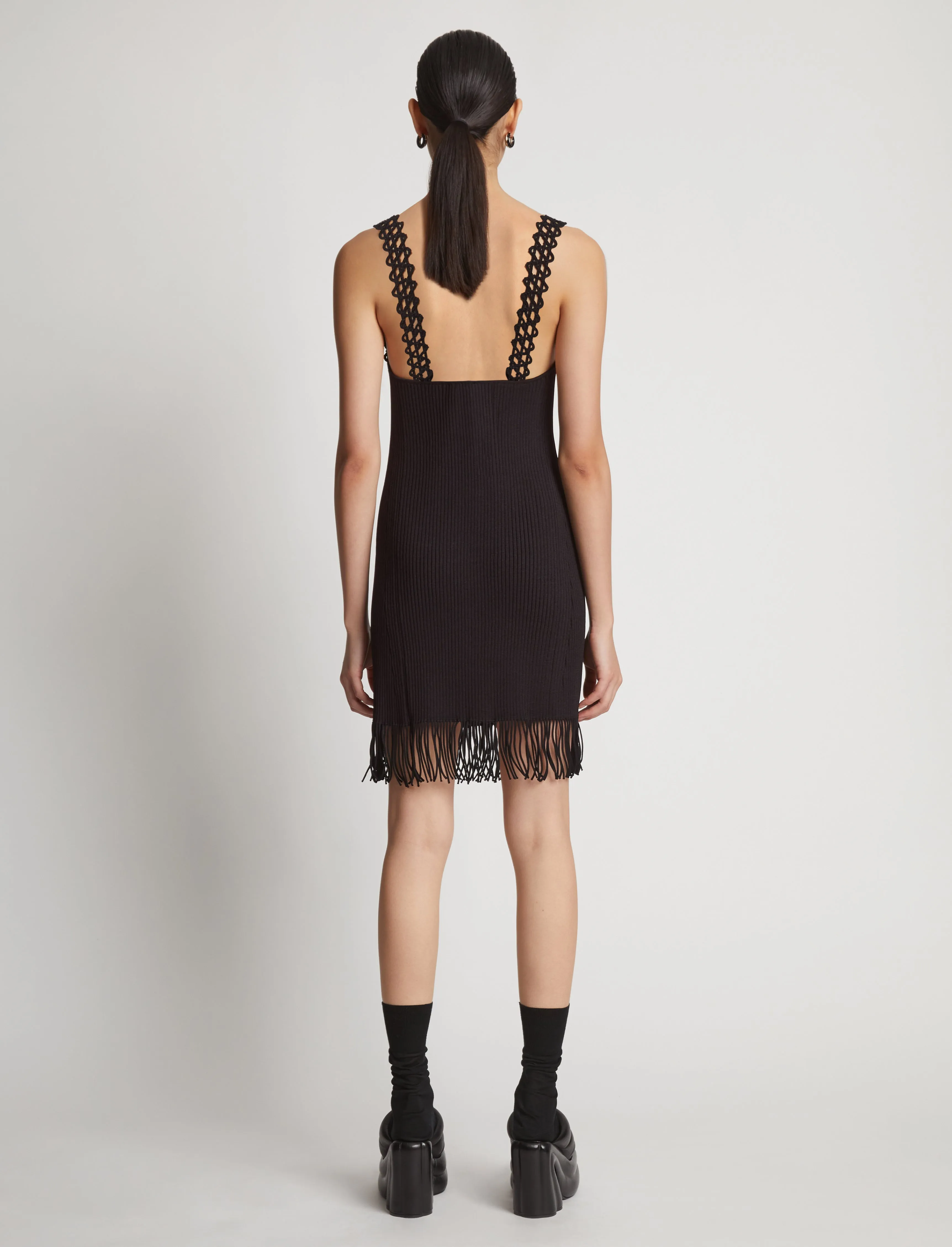 Embroidered Viscose Knit Dress sold by Proenza Schouler product image thumbnail 4